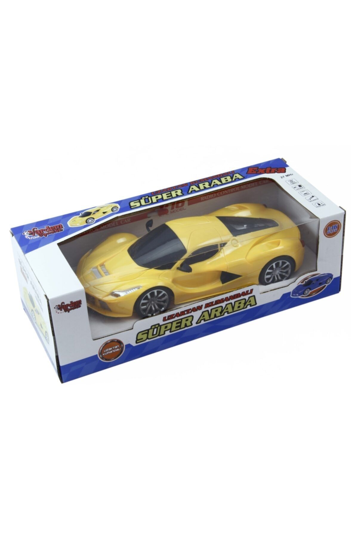 Vardem Kutulu Uzaktan Kumandalı Full Fonksiyon 1:16 Şarjlı Işıklı Süper Araba Extra (ferrari)