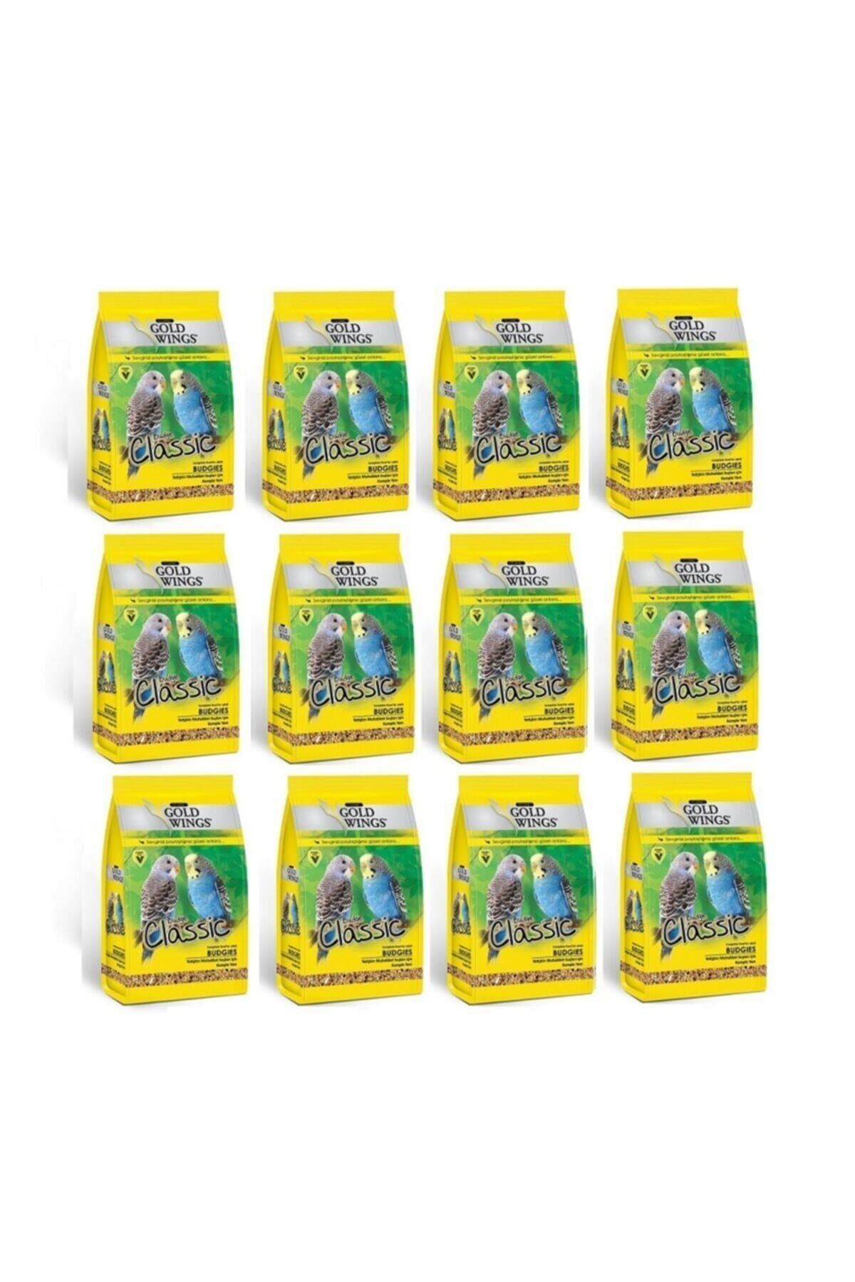 Gold Wings Classic Muhabbet Kuşu Yemi 400 Gr (12 Adet)