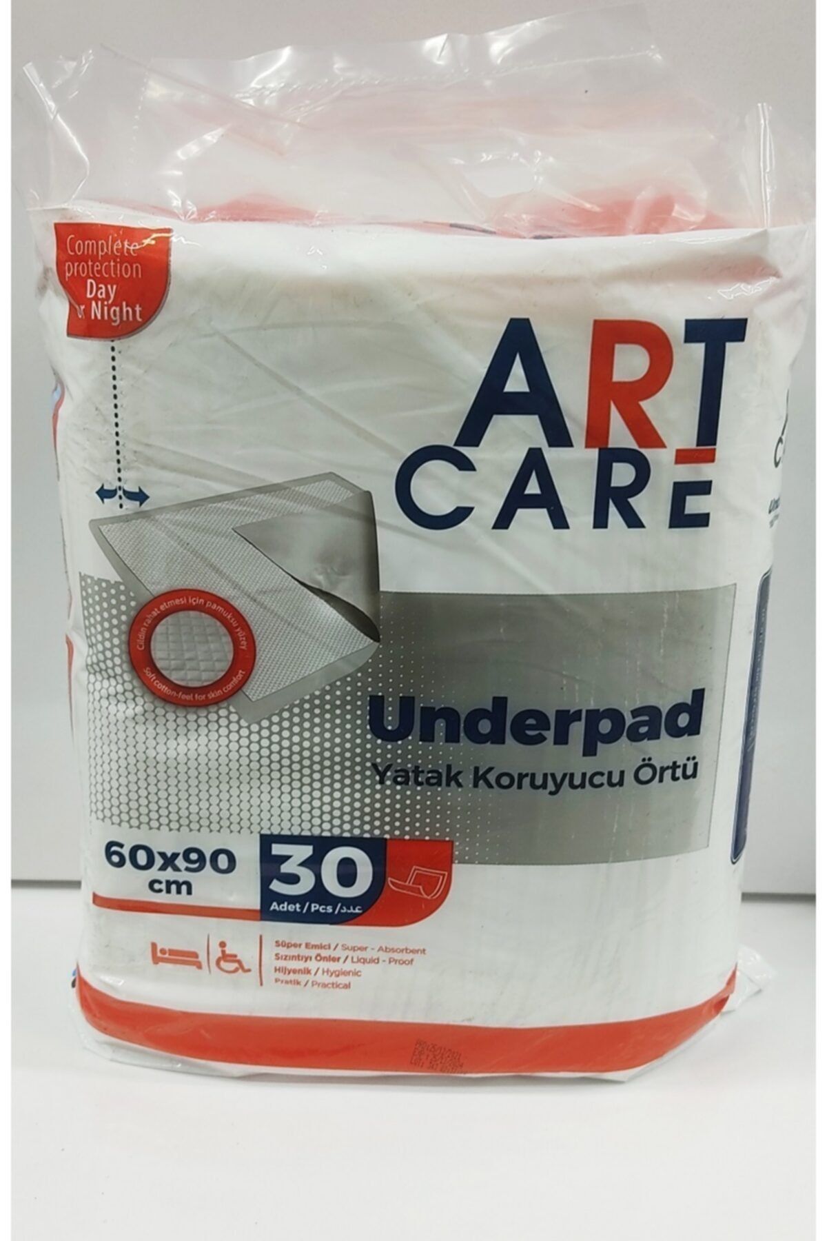 MEDİKAL Art Care Yatak Koruyucu Örtü 60x9o 30'lı Paket