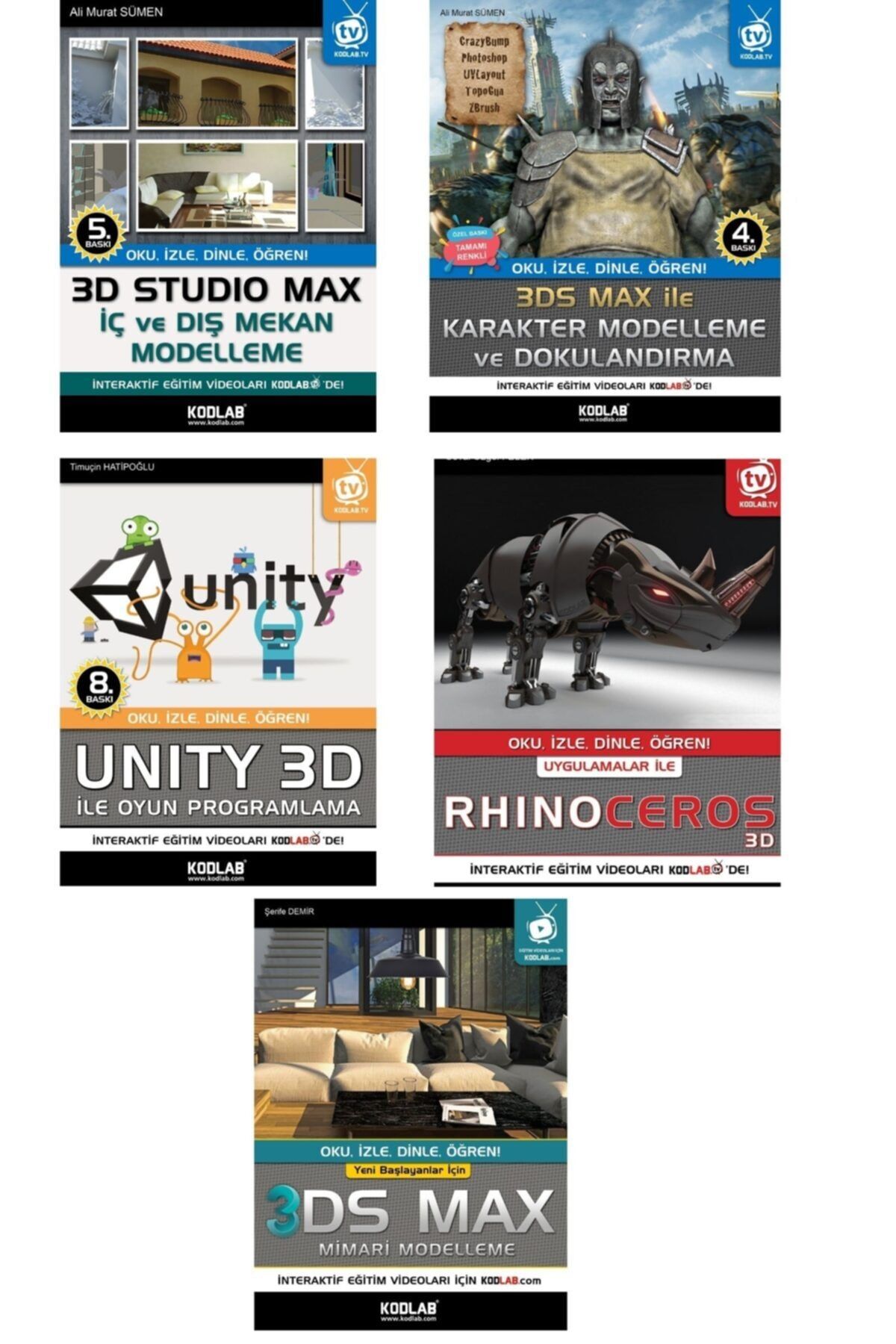 Kodlab Yayın 3d Eğitim Seti