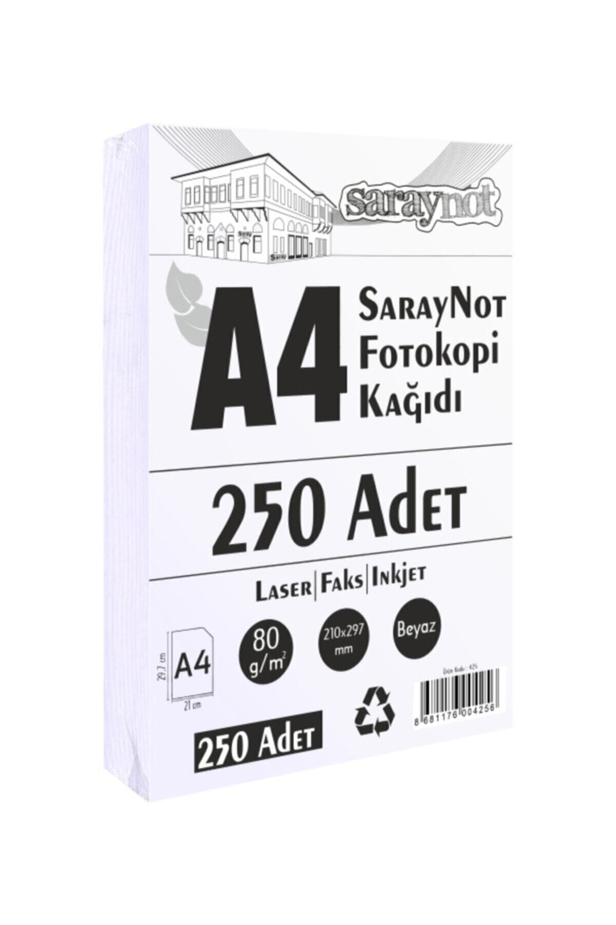 saraynot A4 Kağıt 250'li Paket 80gr No:425