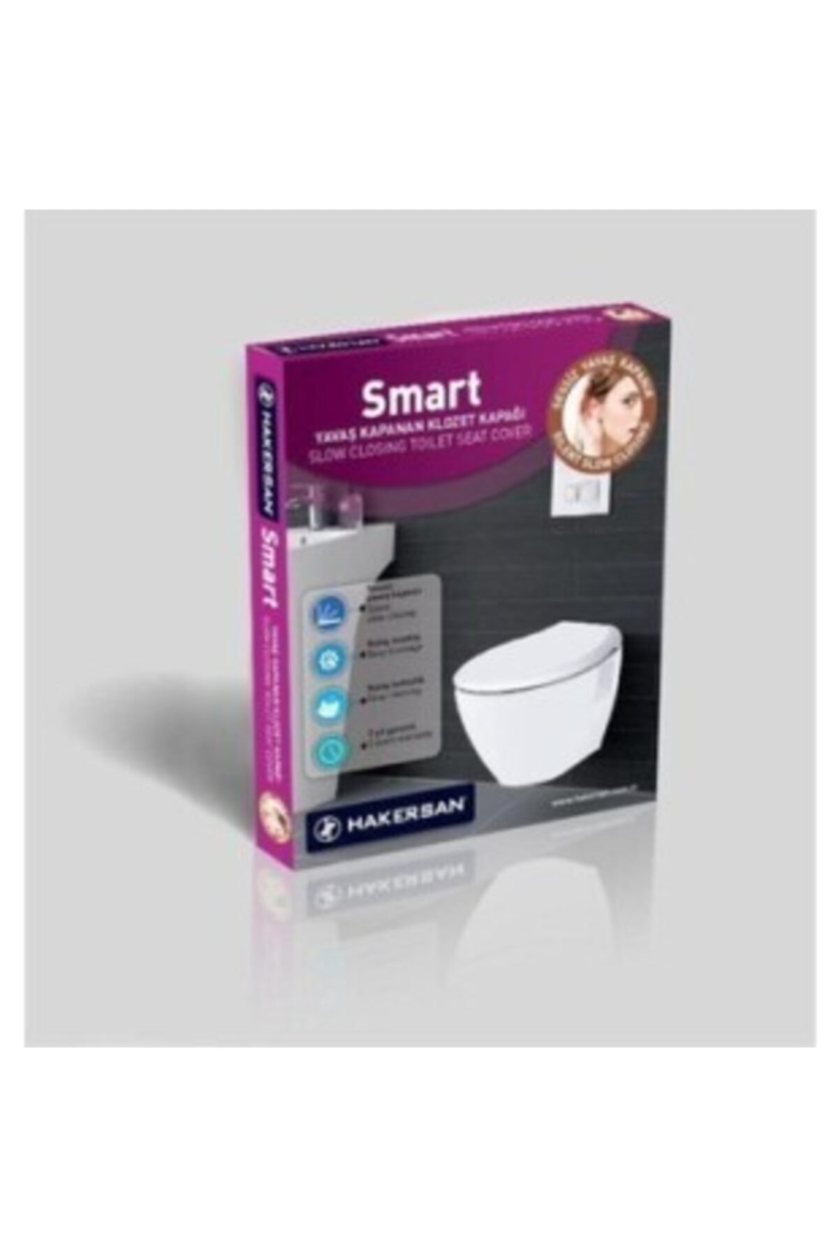 hakersan Smart Yavaş Kapanan Amörtisörlü Kapak