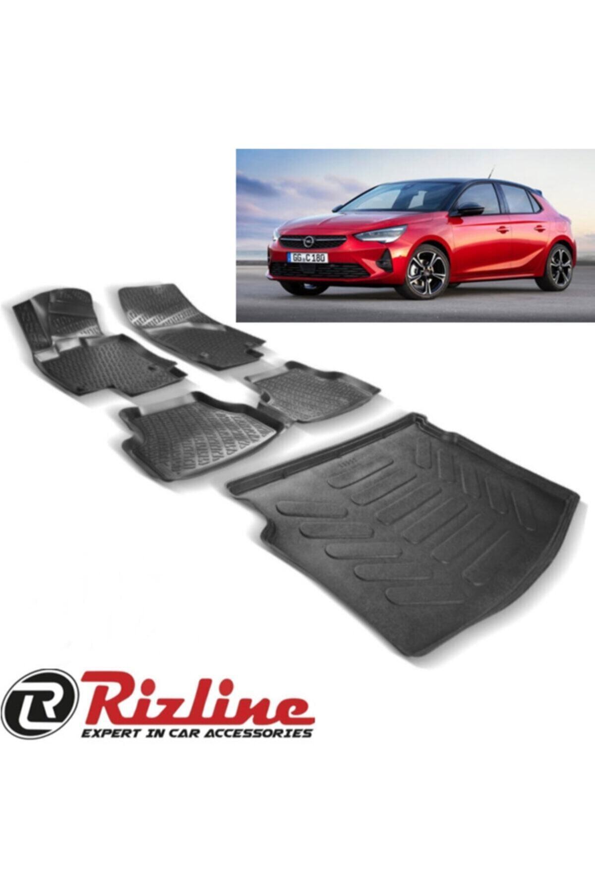Rizline Yeni Opel Corsa F 2020 3d Havuzlu Paspas + Bagaj Havuzu