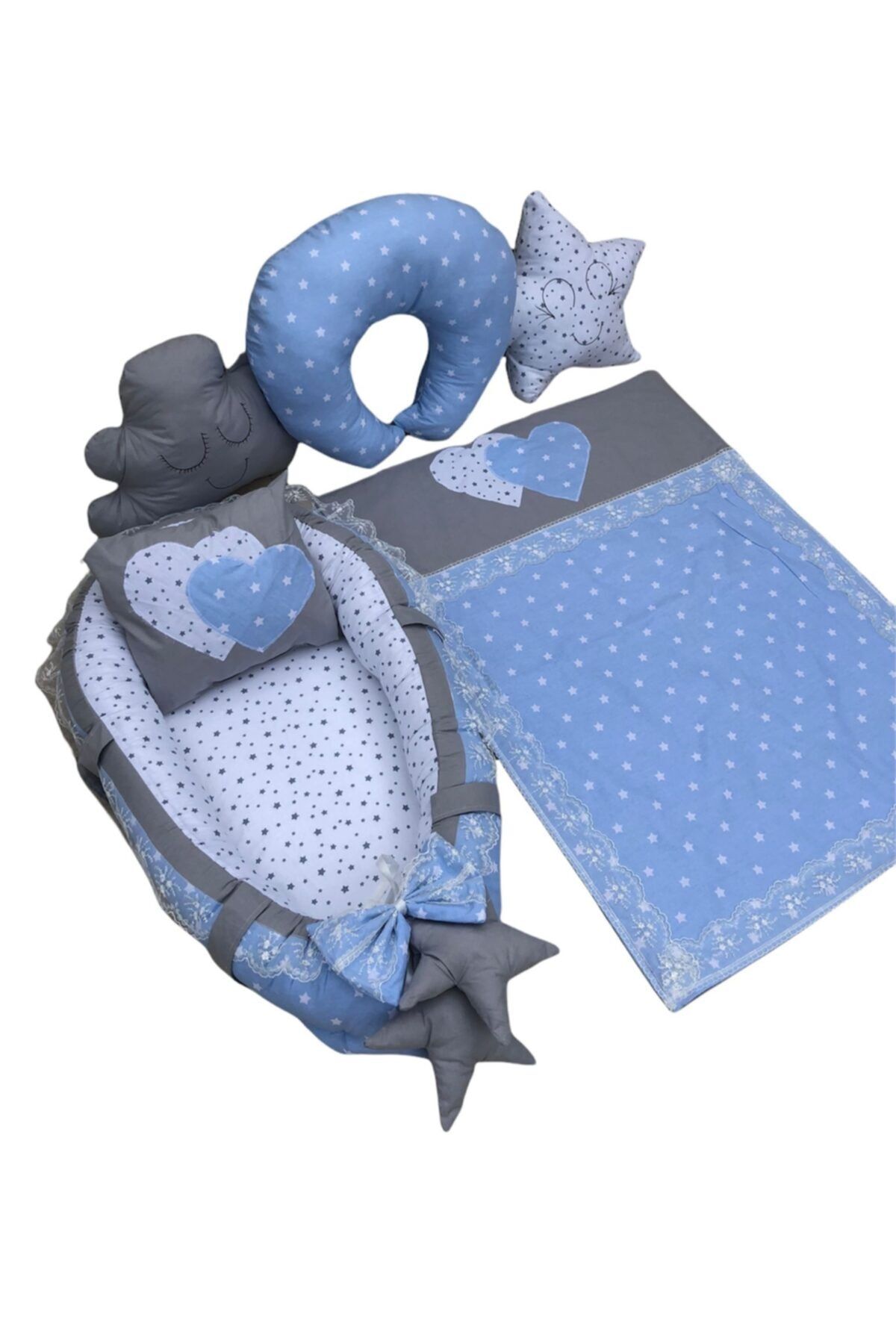 BABYNESTSOFFİCİAL Babynest - Bebek Yuvası - Anne Yanı Ve Battaniye- Emzirme Yastık Takım