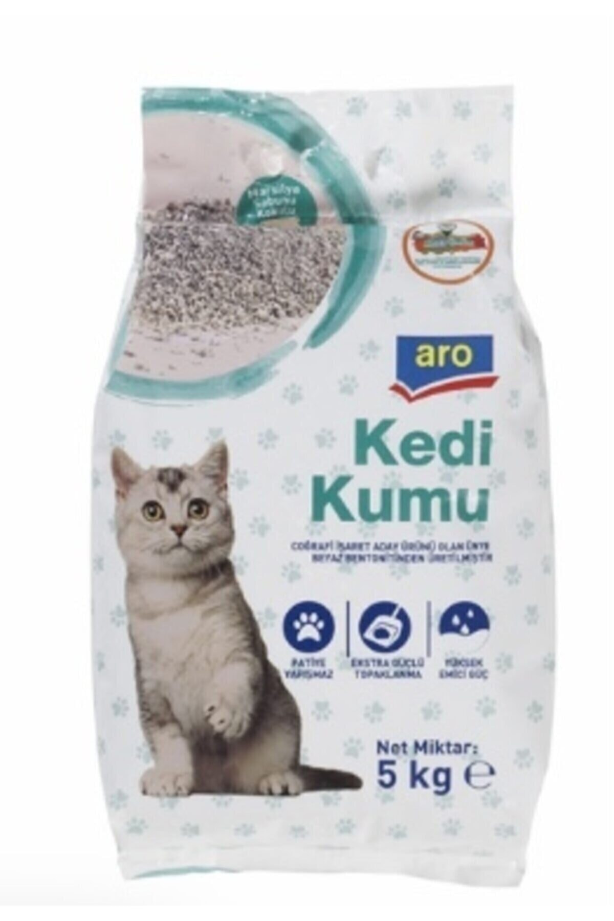 Aro Kedi Kumu Bentonit Marsilya Kokulu 5 Kg