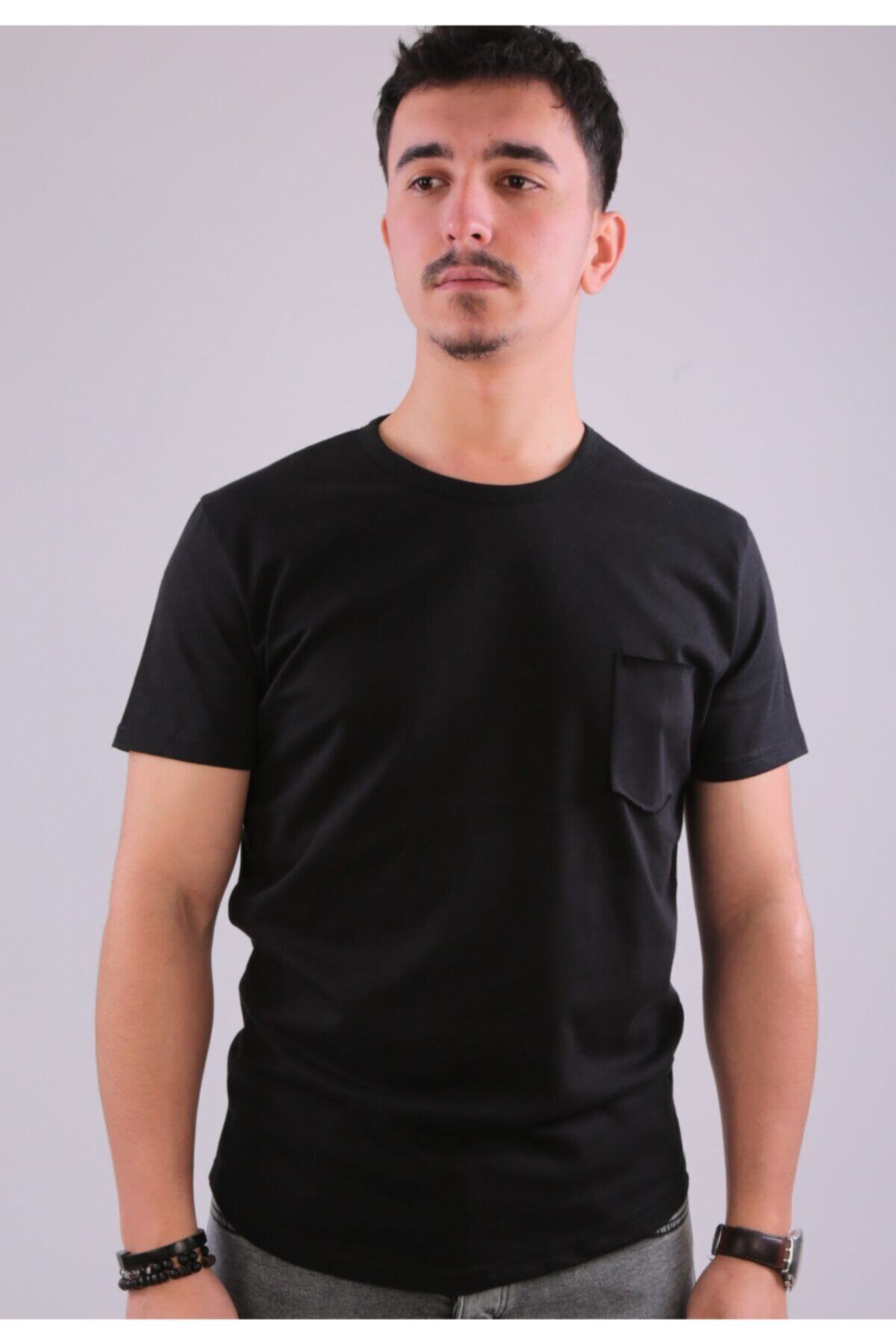 ufukmoda Unisex Siyah Vintage Cepli T-shirt
