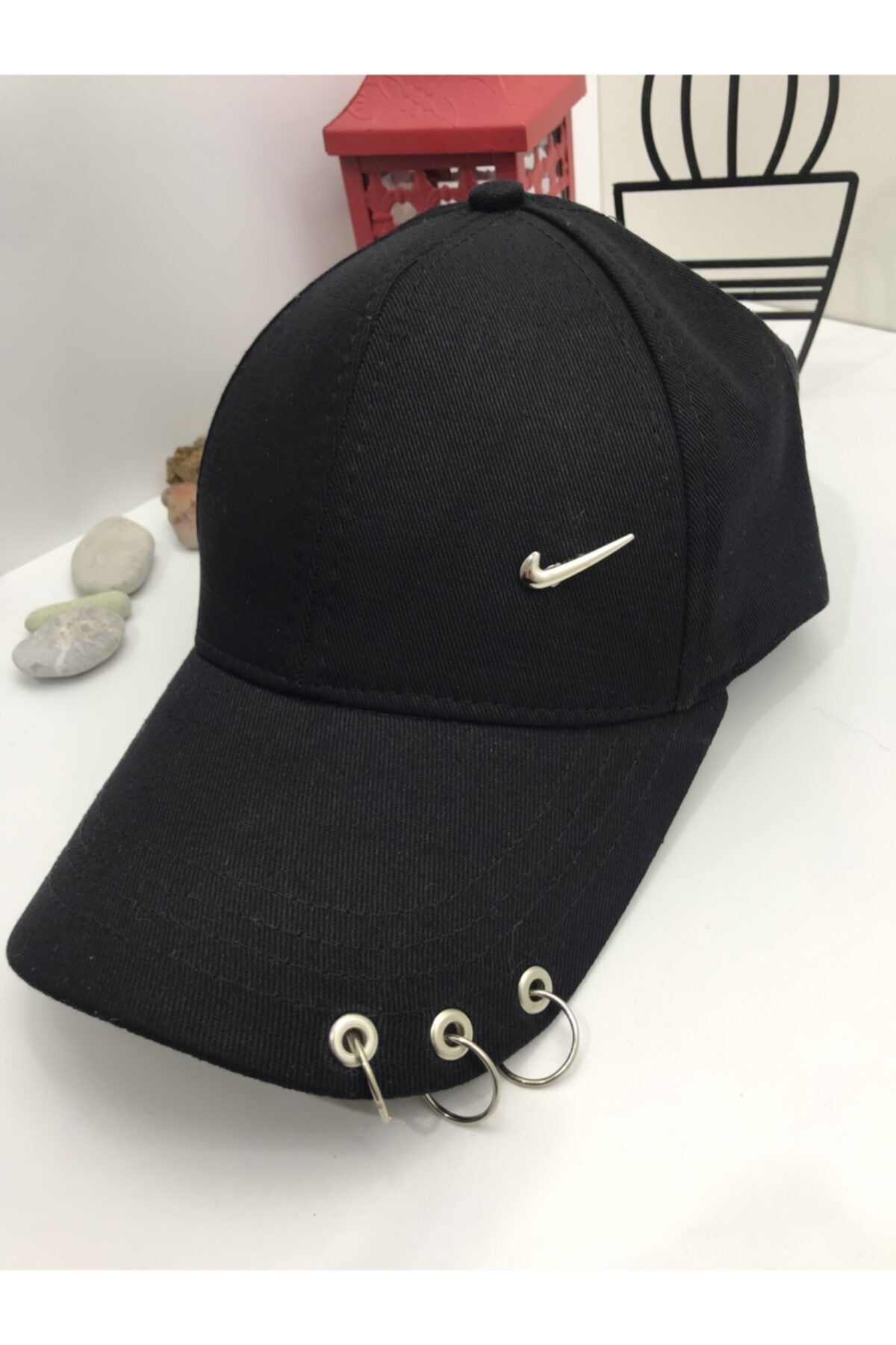 MARTI Basic Logo Halka Siyah Unisex Şapka