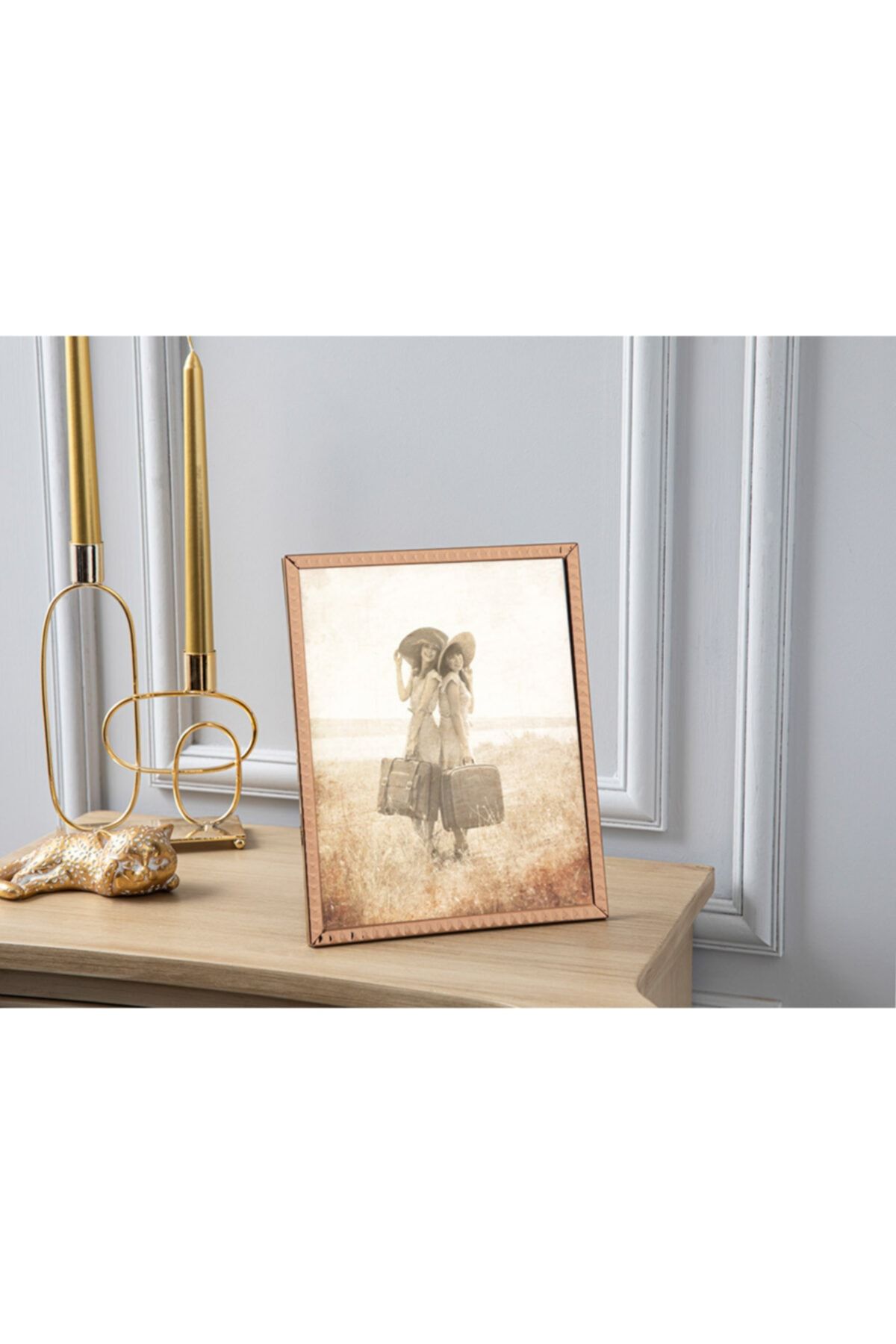 English Home Bright Future Aluminum Çerçeve 20x25 Cm Gold