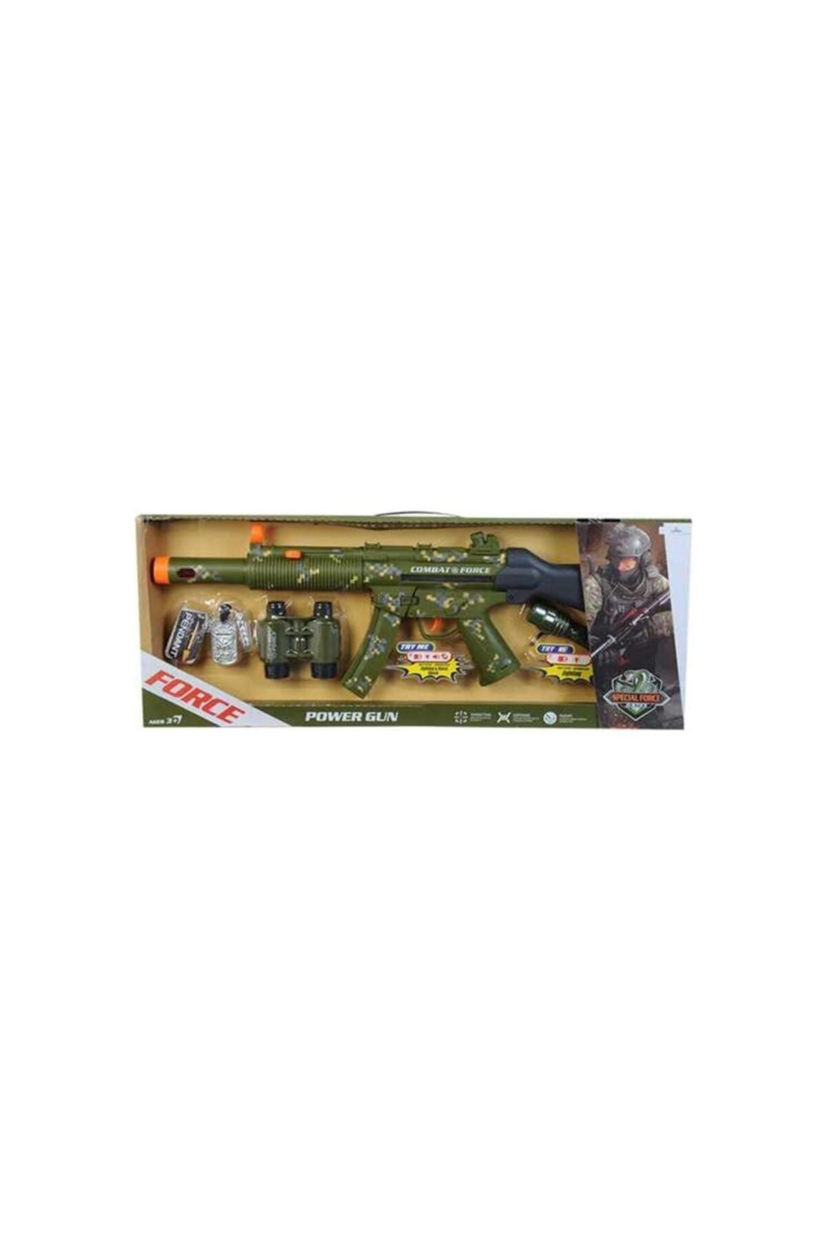 Ceren Toys Tüfekli Ve Dürbünlü Polis Asker Seti