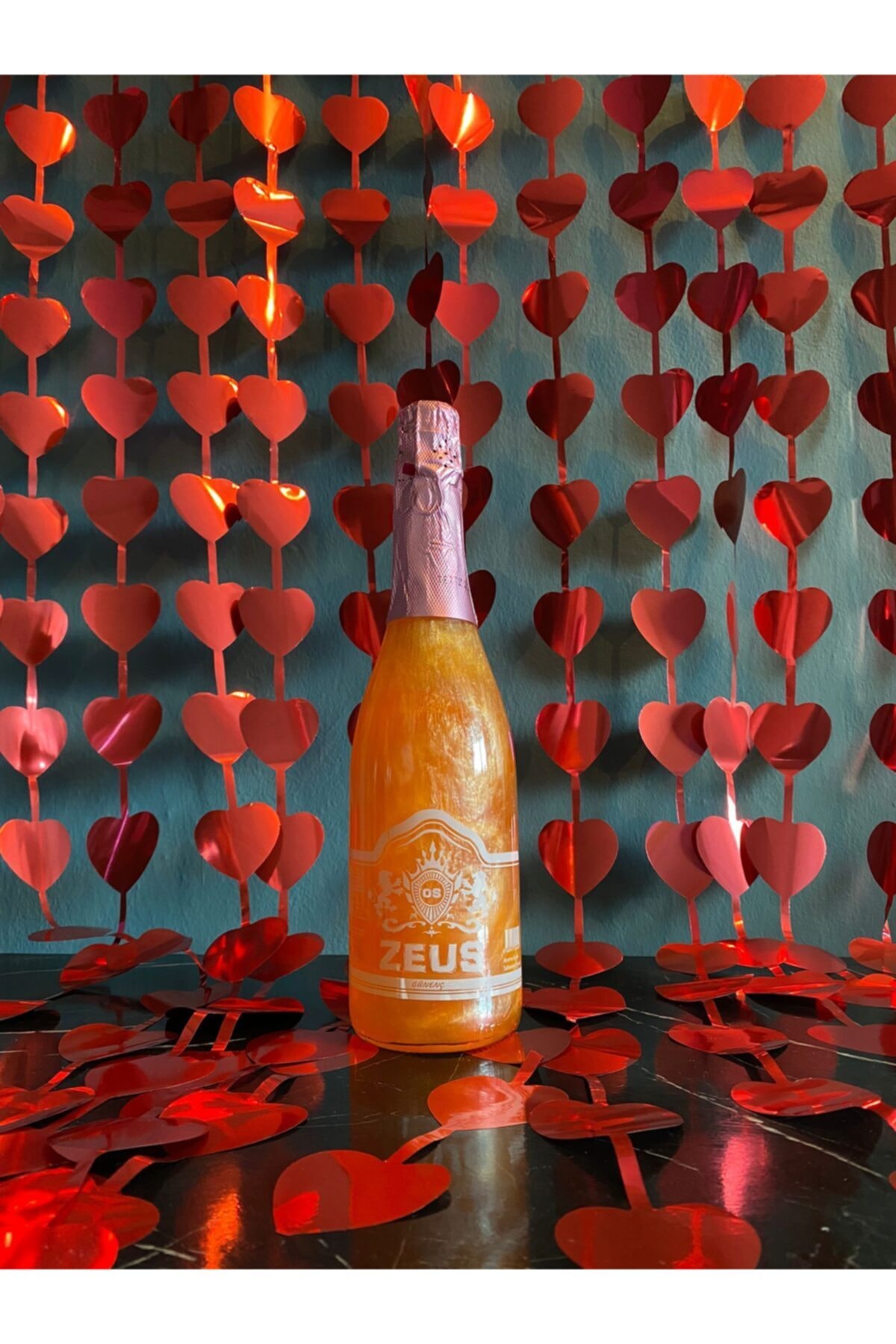 OS ZEUS Alkolsüz Simli Mango Aromalı Gazlı İçecek