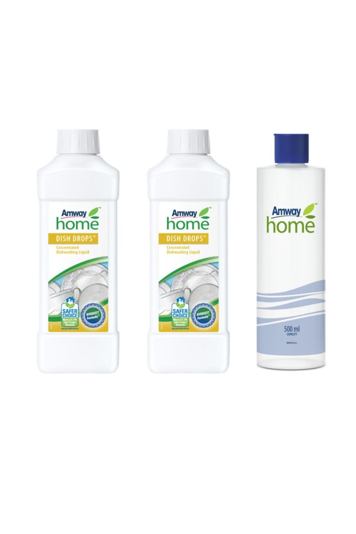 Amway 2 Adet Konsantre Sıvı Bulaşık Deterjanı Dısh Drops  Özel Kapaklı Şişe
