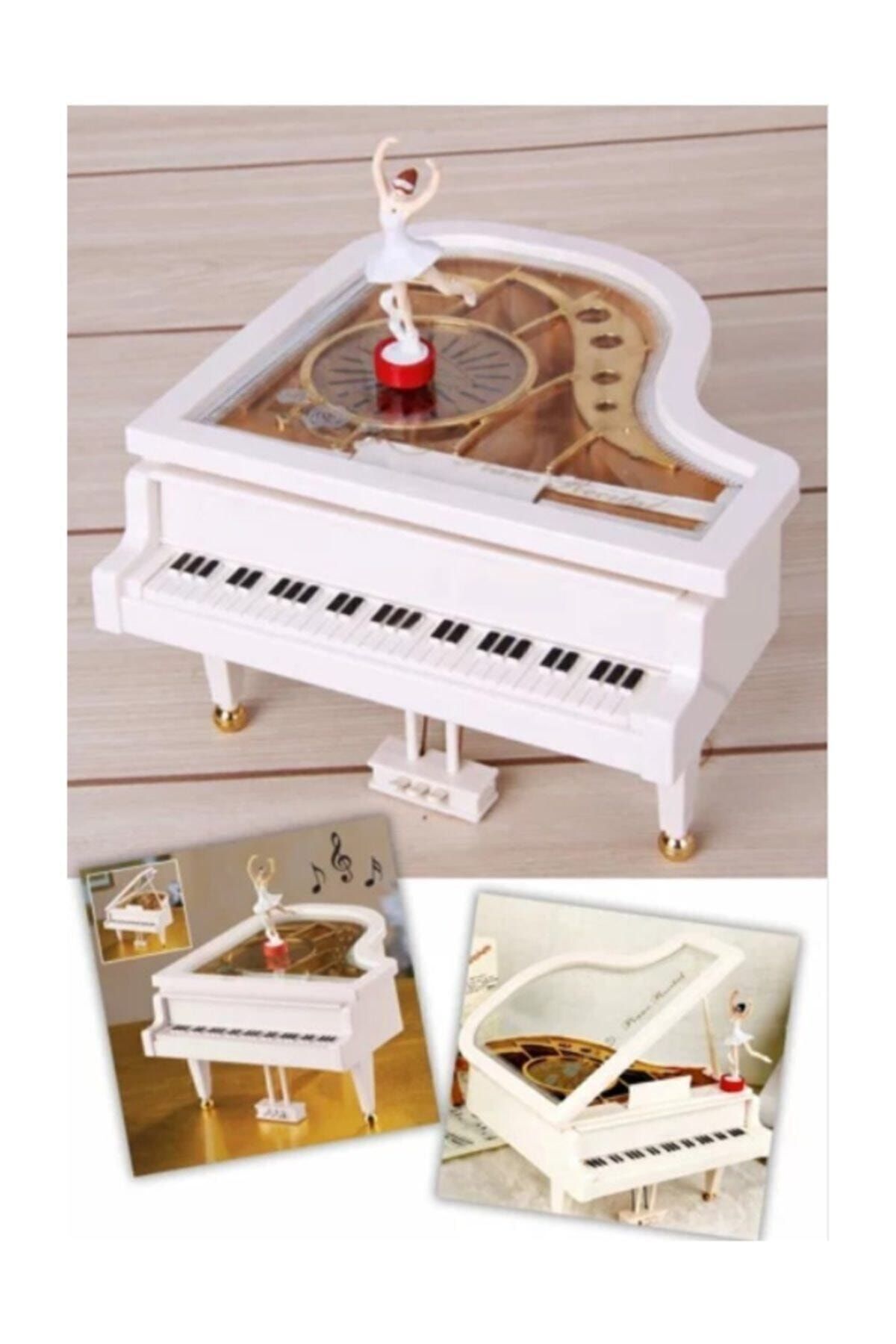 ELBA Balerinli Mini Piyano Şeklinde Müzik Kutusu