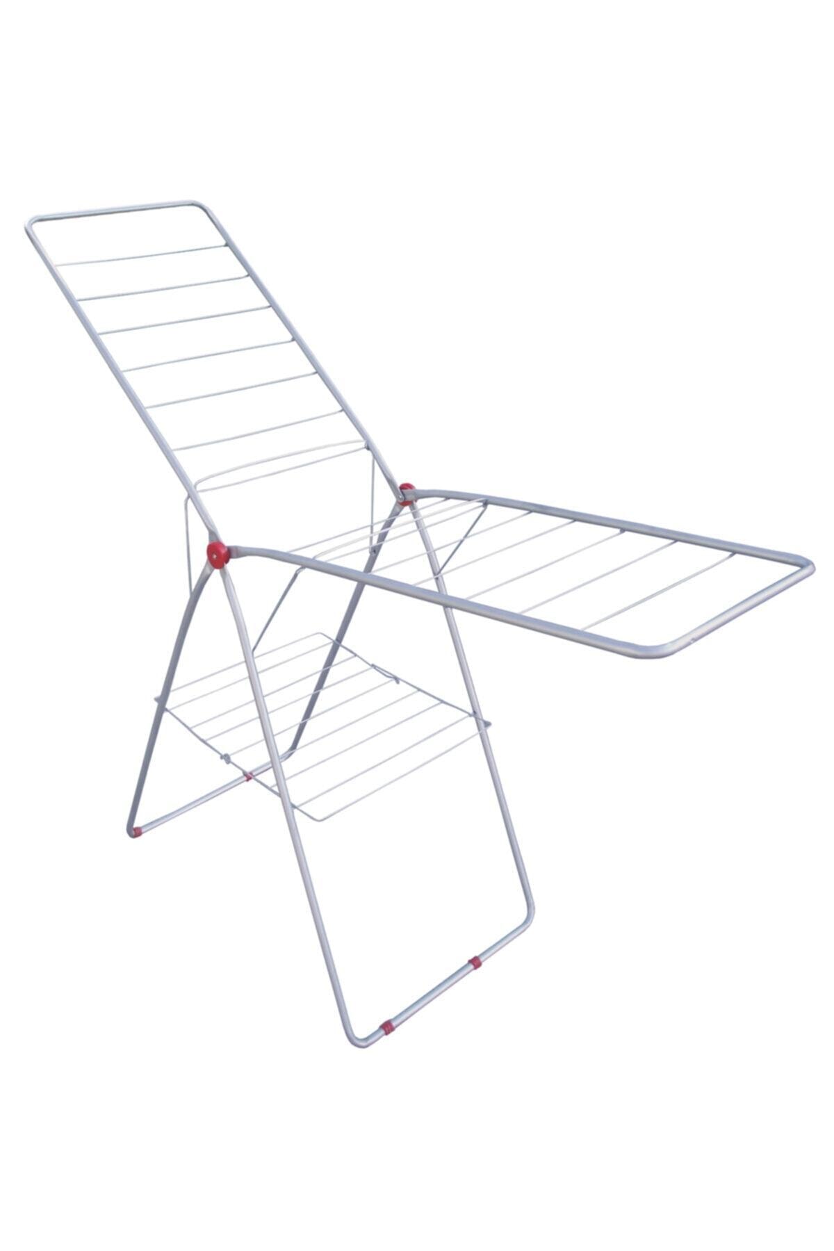 Karadağ Bersu Lüks Çamaşır Kurutmalığı Çamaşır Kurutma Askılığı Kurutmalık -gri