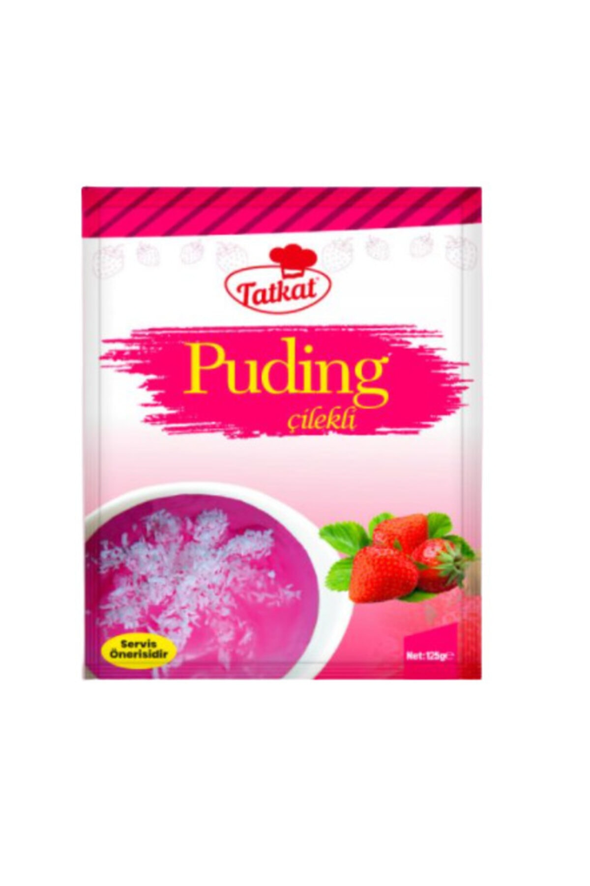 TatKat Puding Çilekli 125gr