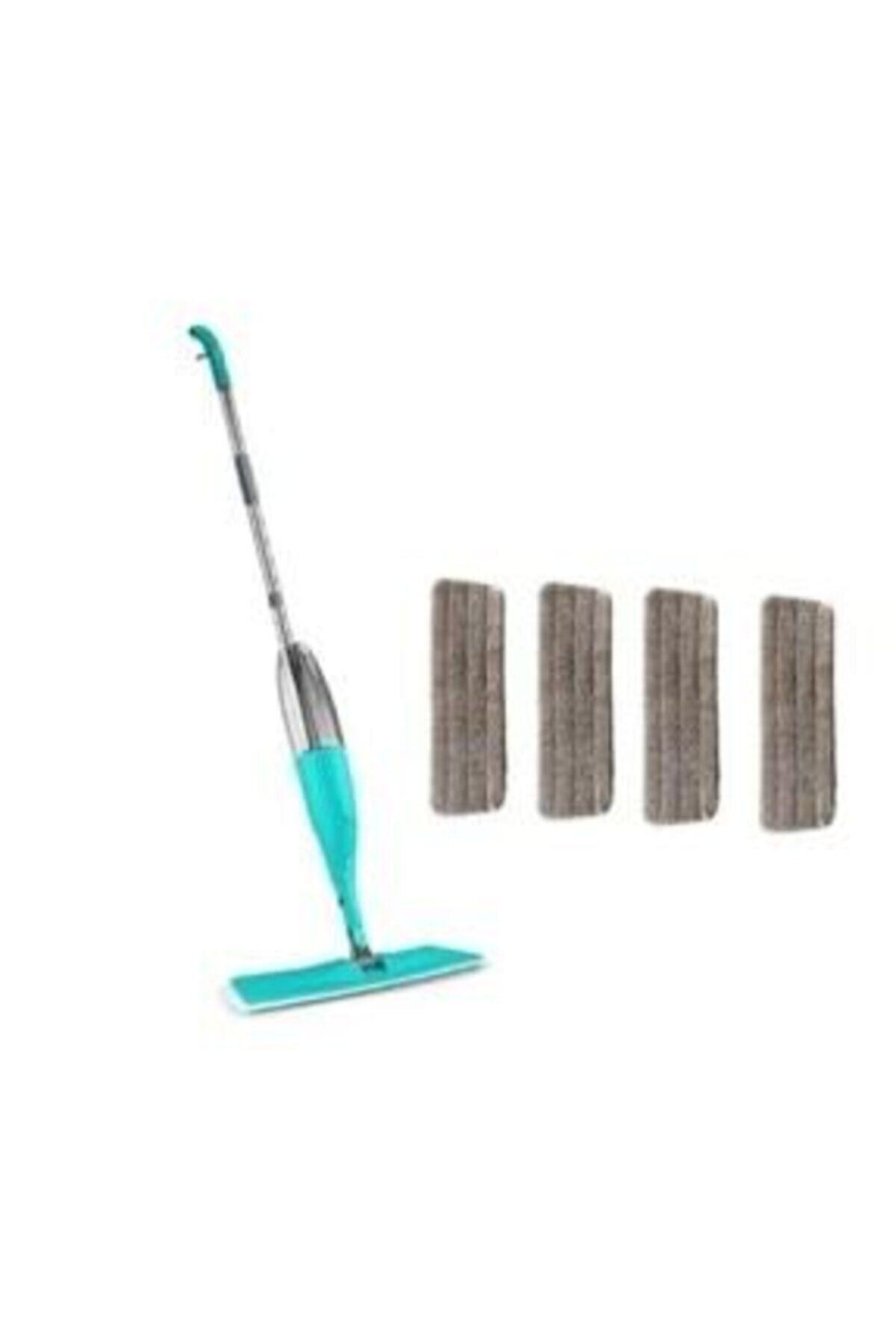 Spin Mop A Kalite Sprey Mop Ve Toplamda 4 Adet Mop M