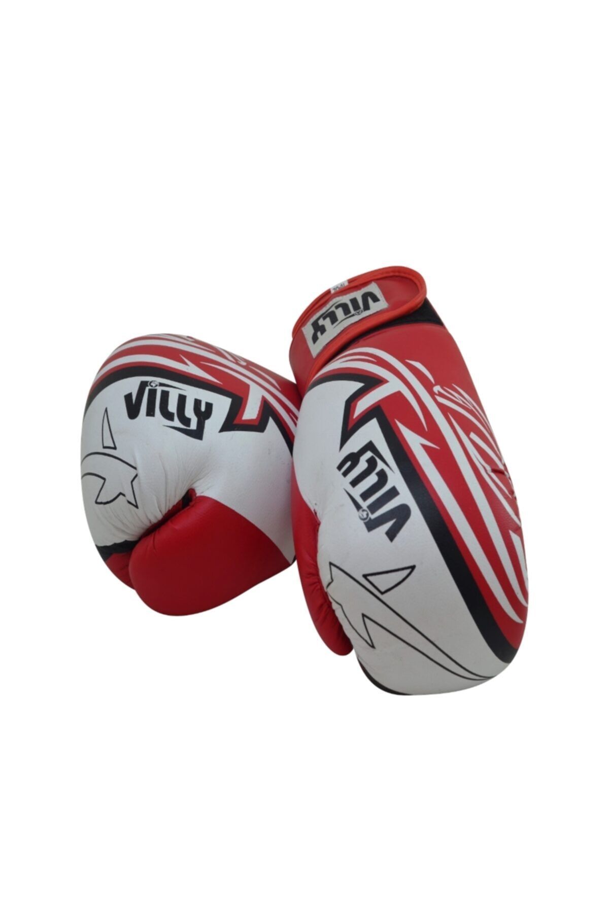 VILLY Kırmızı Beyaz Boks Eldiveni 12-oz
