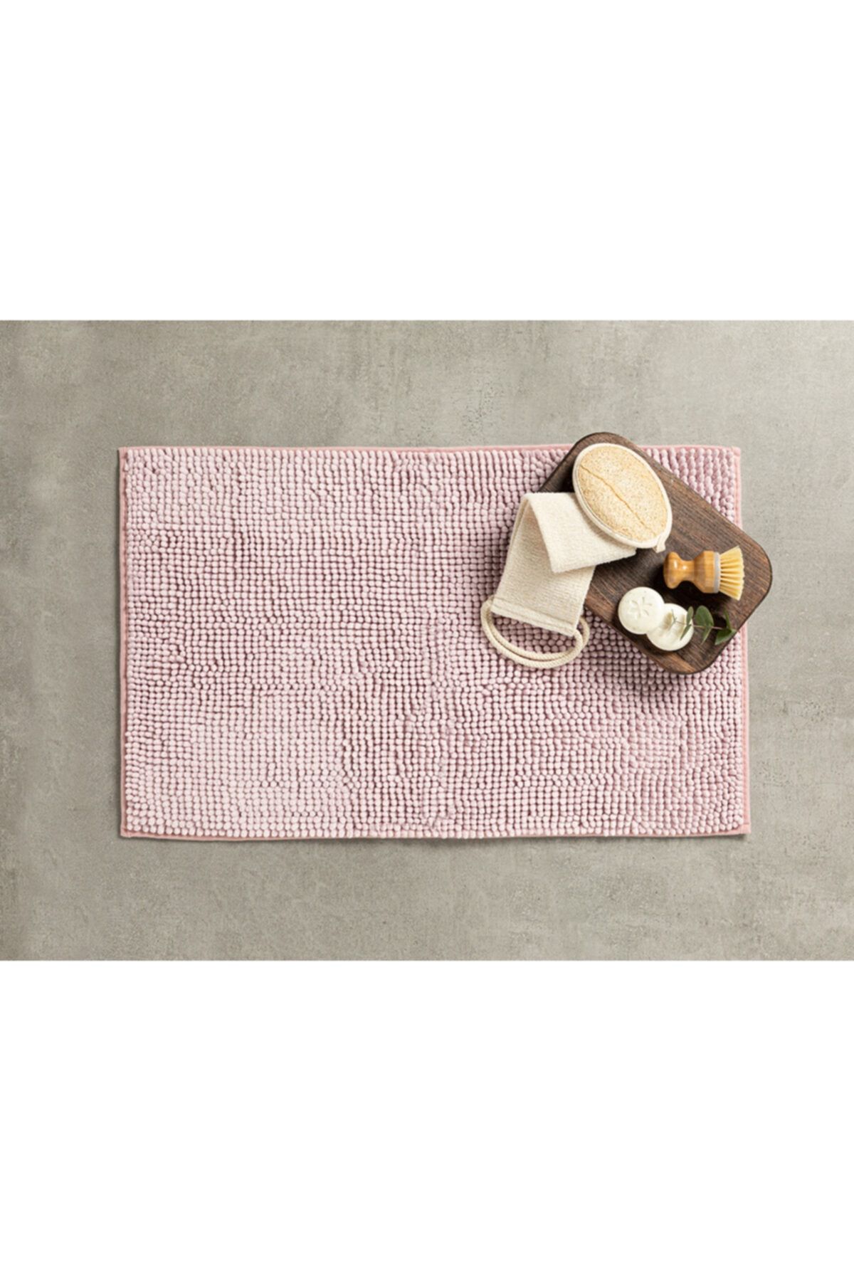 English Home Maggy Makarna Banyo Paspası 50x80 Cm Pudra