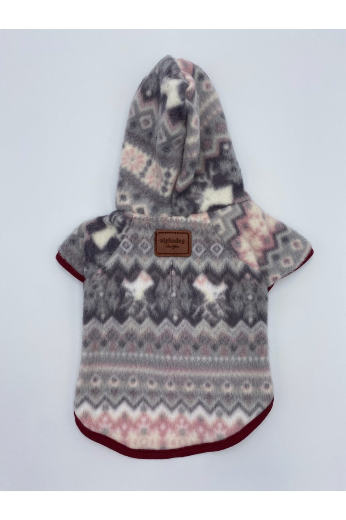 Alphadog Design Petpet Alphadog Reindeer Grey Sw-42 Kapüşonlu Köpek Sweatshirt