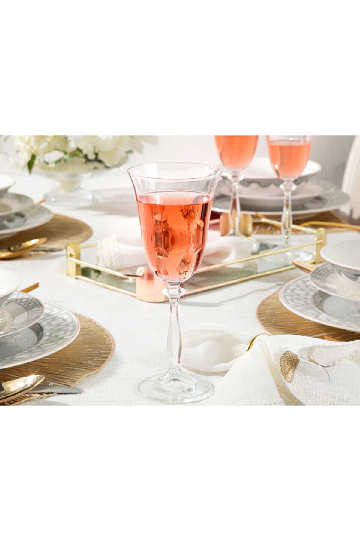 English Home Nila Cam 6'lı Kadeh 185 Ml Şeffaf