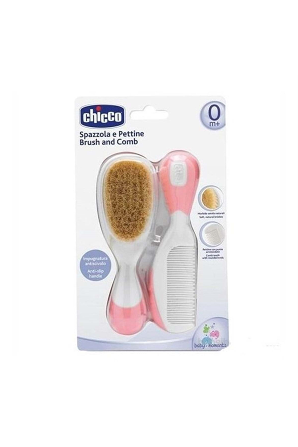 Chicco .100 Fırça Vetarak Seti 0 Ay+mavi
