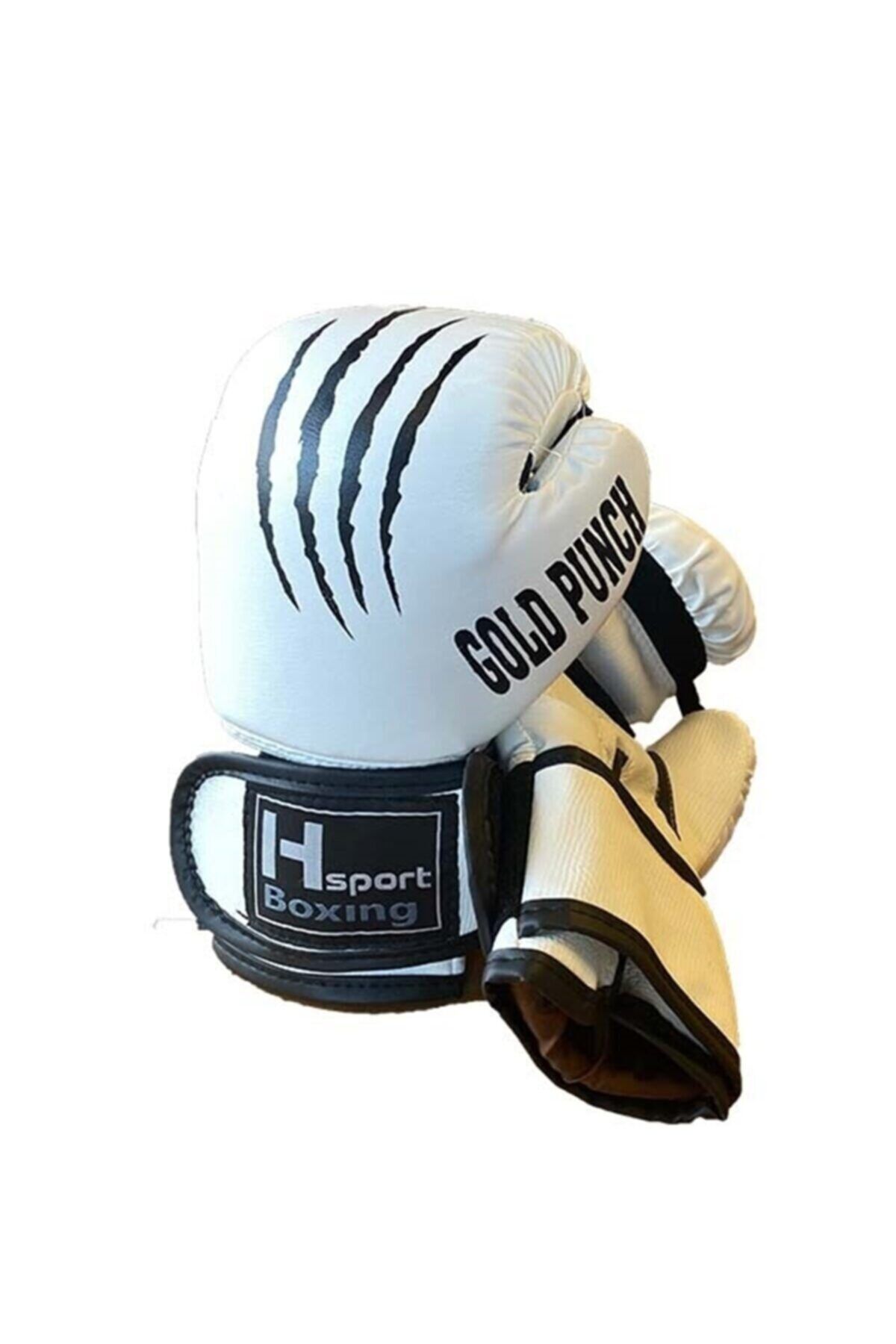Hsport Boks Ve Kick Boks Eldiveni Beyaz Renk