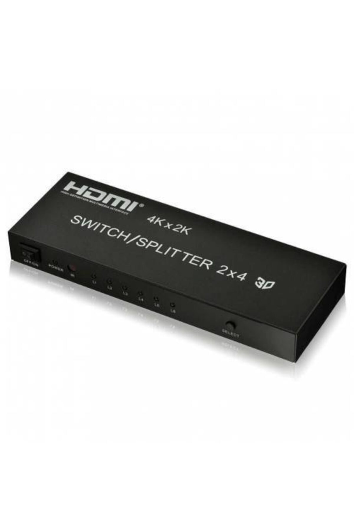 Platoon Hdmı Matrix 2x4 Hdmi Switch + Splitter 2 Giriş 4 Çıkış