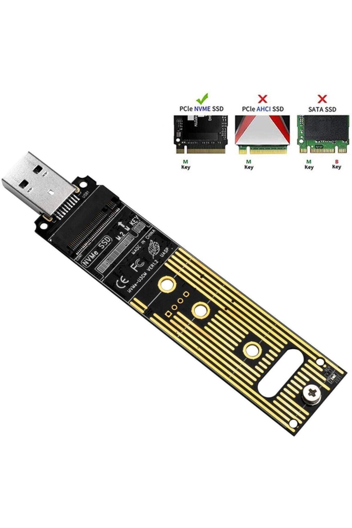 Platoon Nvme - Usb Adaptör Yüksek Performanslı 10 Gbps Usb 3.1 Gen 2 M