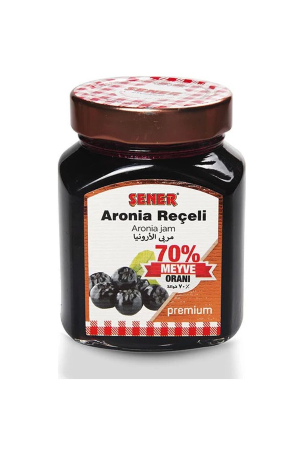 Şener %70 Meyve Glikozsuz Aronia Reçeli 400 gr