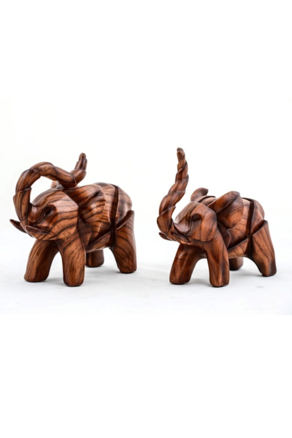 May Gift Shop Ahşap Fil Biblo (set)