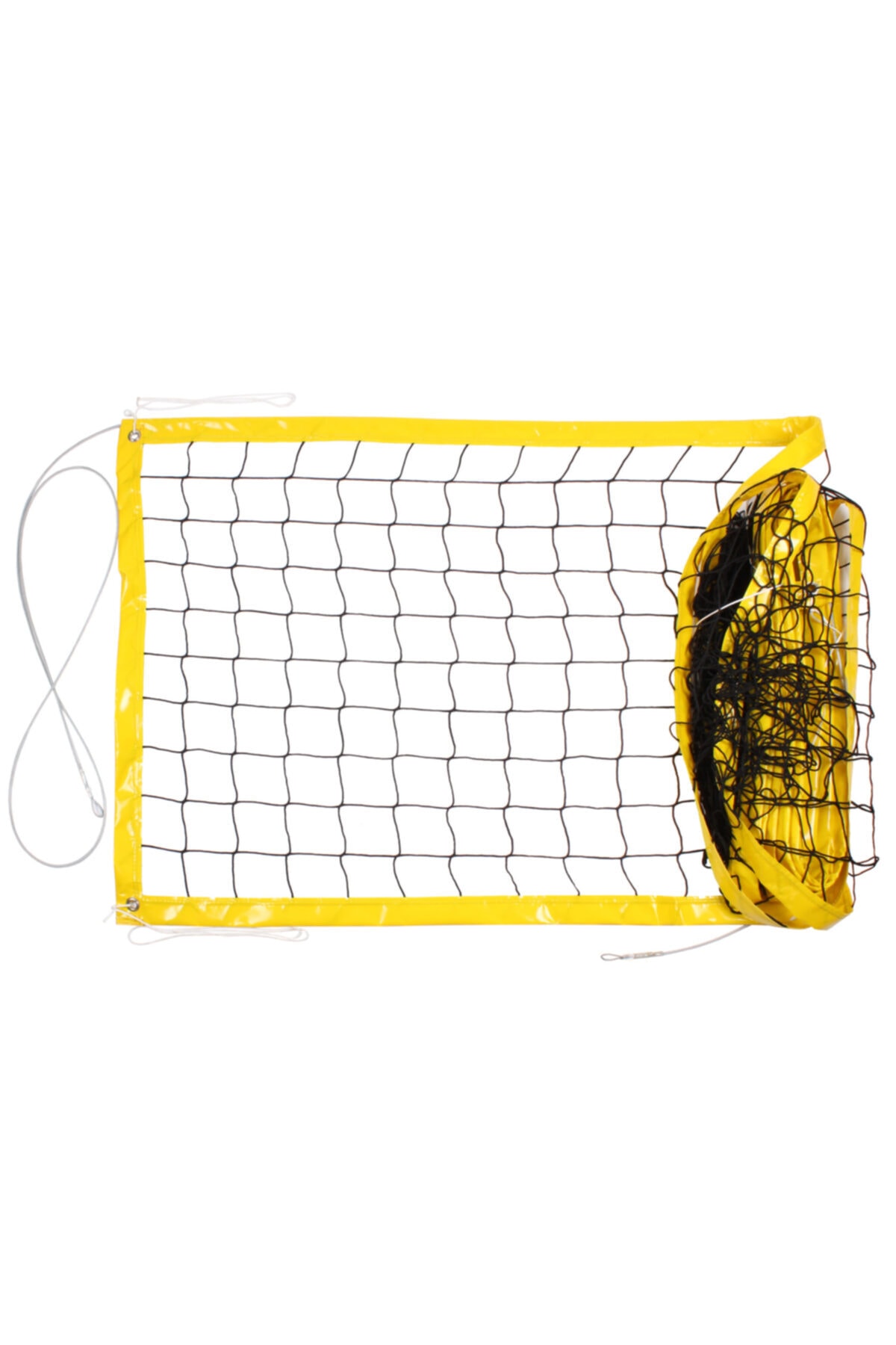 ÖZBEK Beach Voleybol Filesi 10x10cm 4mm Polyamid - Plaj Voleybol Ağı / Sarı