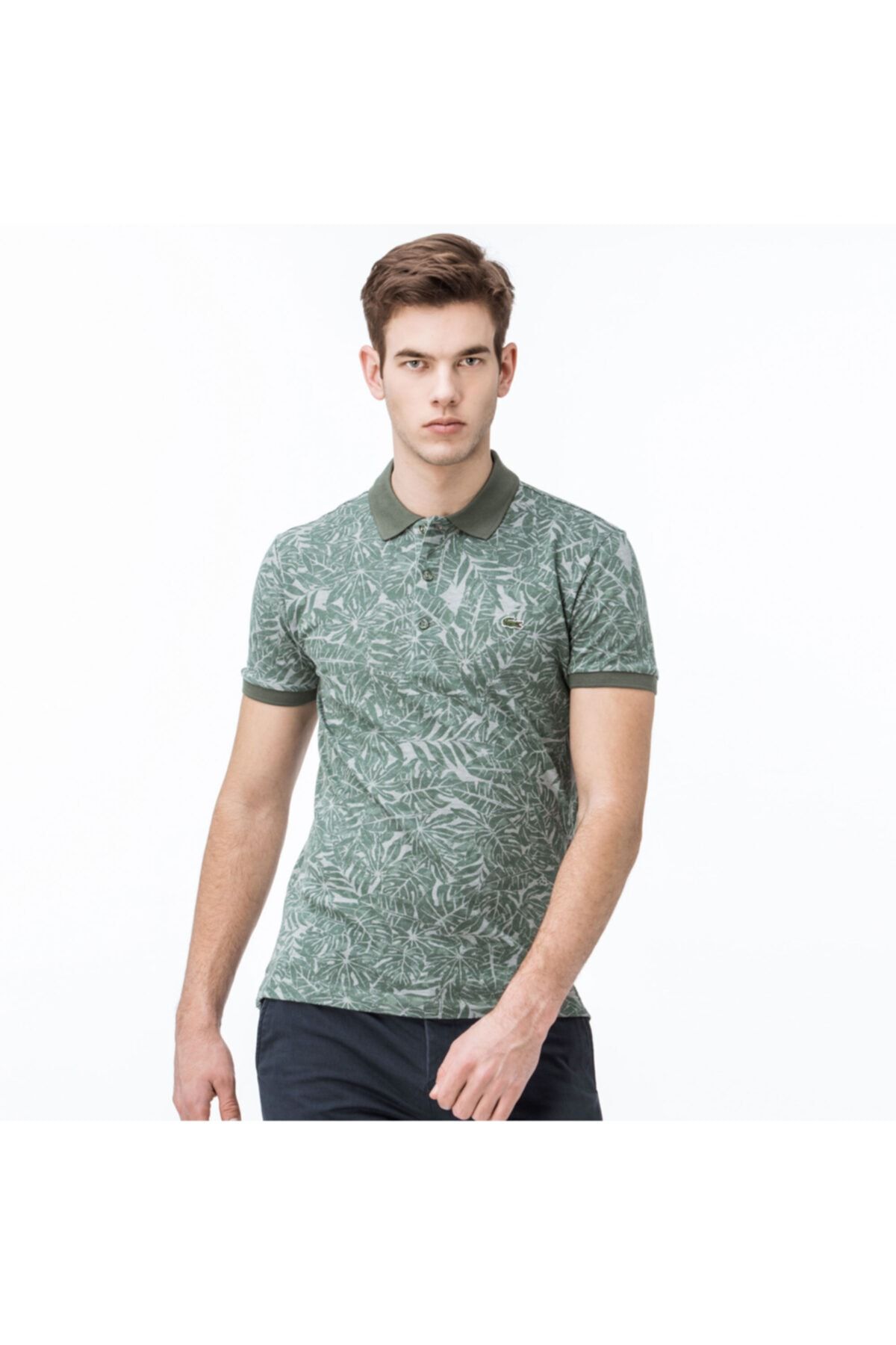 Lacoste Erkek Slim Fit Yeşil Polo
