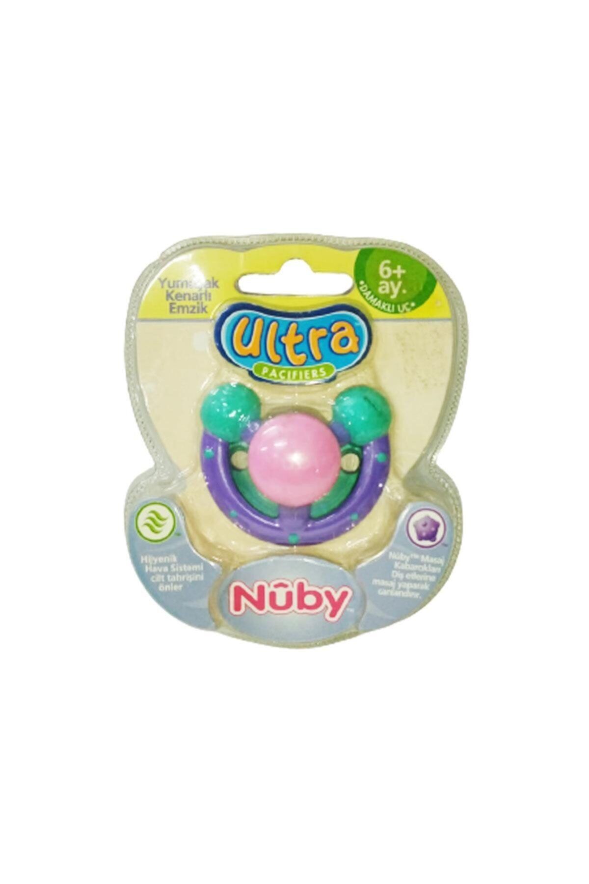 Nuby Yumuşak Kenarlı 6+ay Yalancı Emzik 5980 - Mor