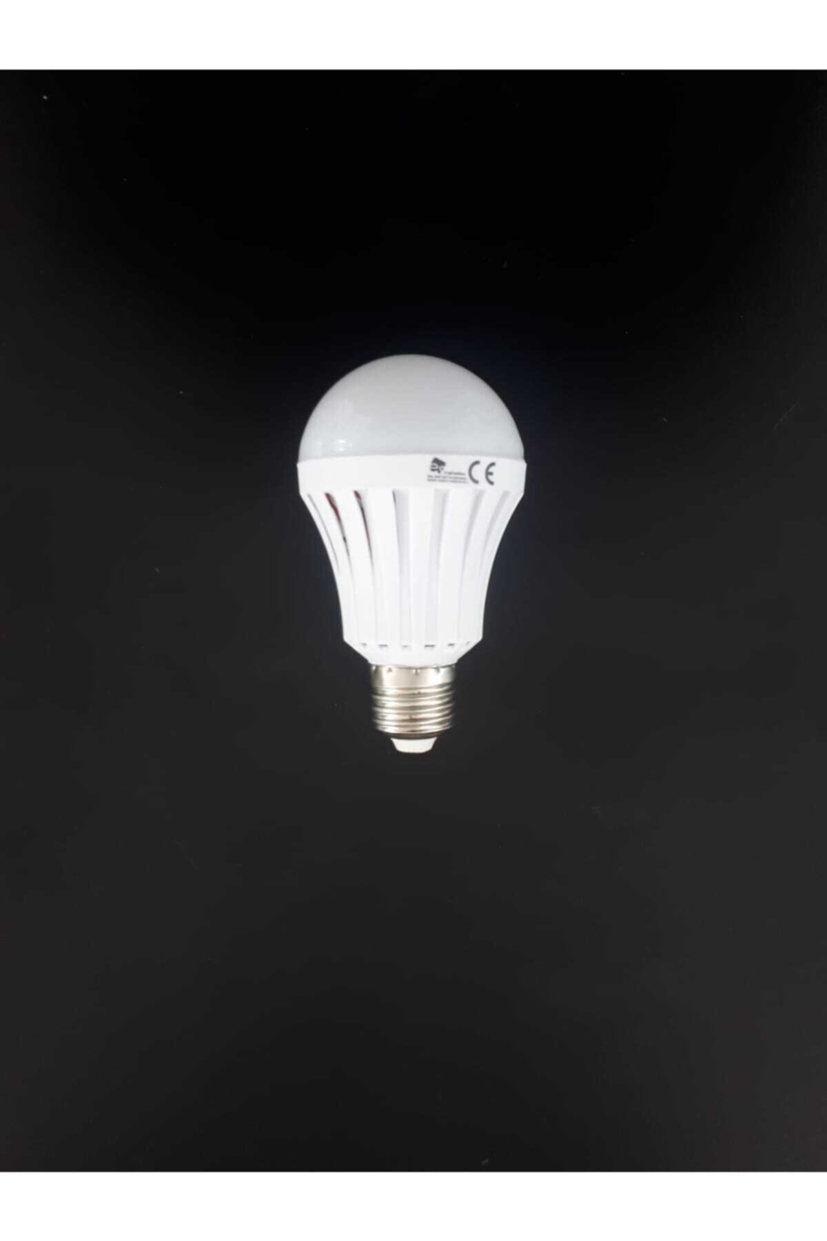 özbim : Es Led 7 Watt Şarjlı Ampul E27 Duy 6500 K Beyaz (şarj Edilebilir Led Lamba) Ebl-6007