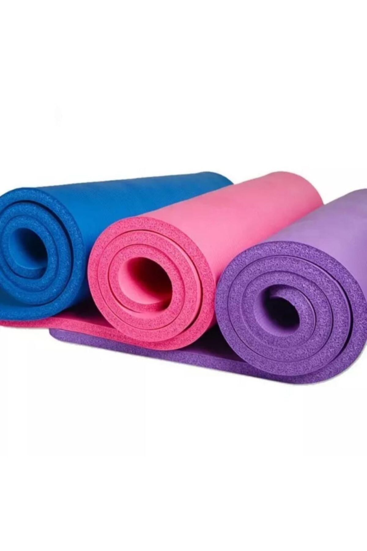 Zepca Ithal 1,5 Cm Kayışlı Pembe Nbr Kaymaz Yoga Ve Plates Minder Mat