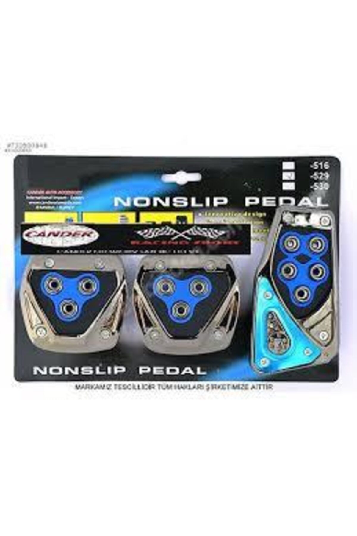 Cnk Oto Pedal Seti ( Mavi )