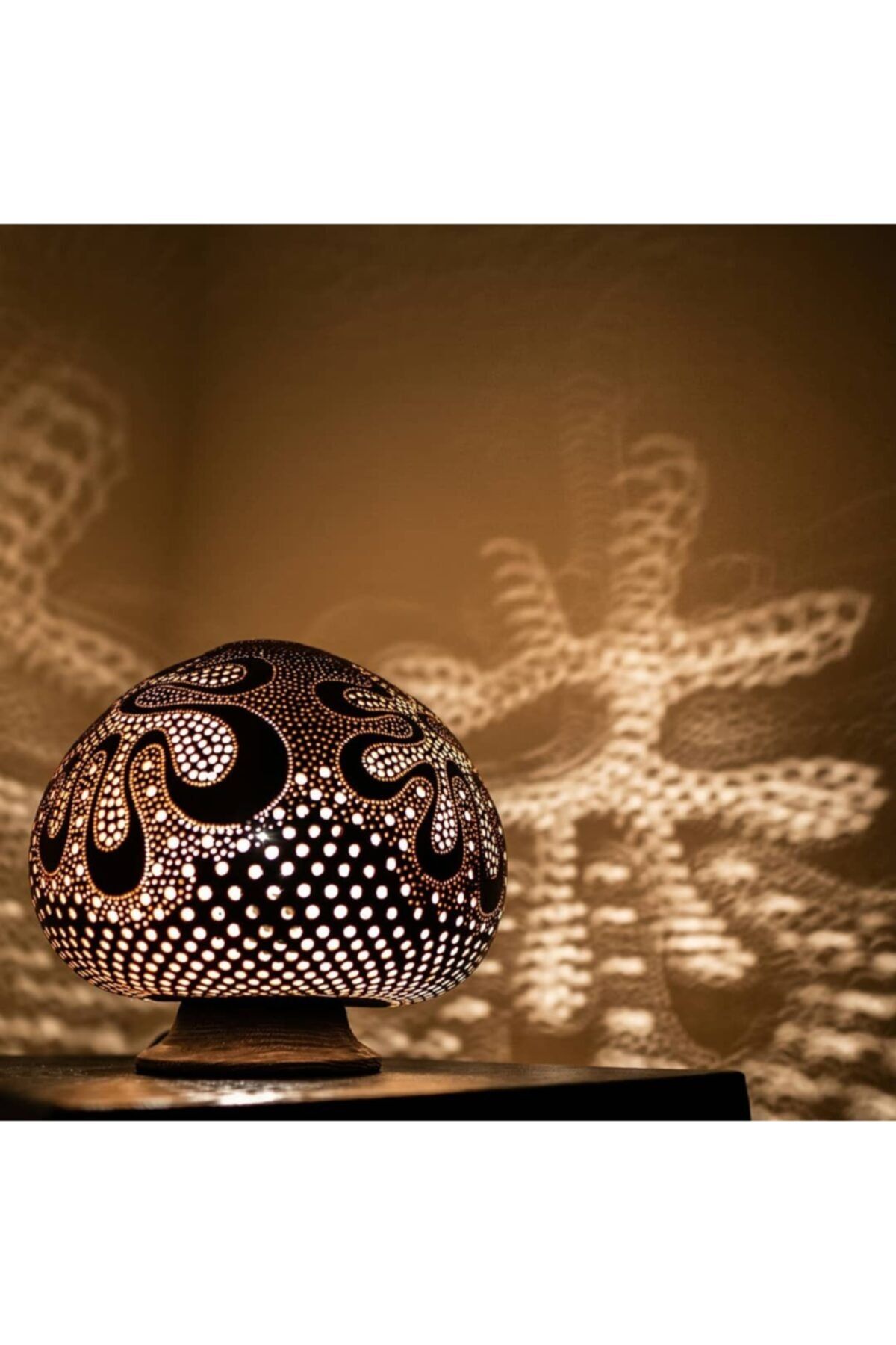 Handmade by nilüfer El Yapımı Su Kabağı Abajur