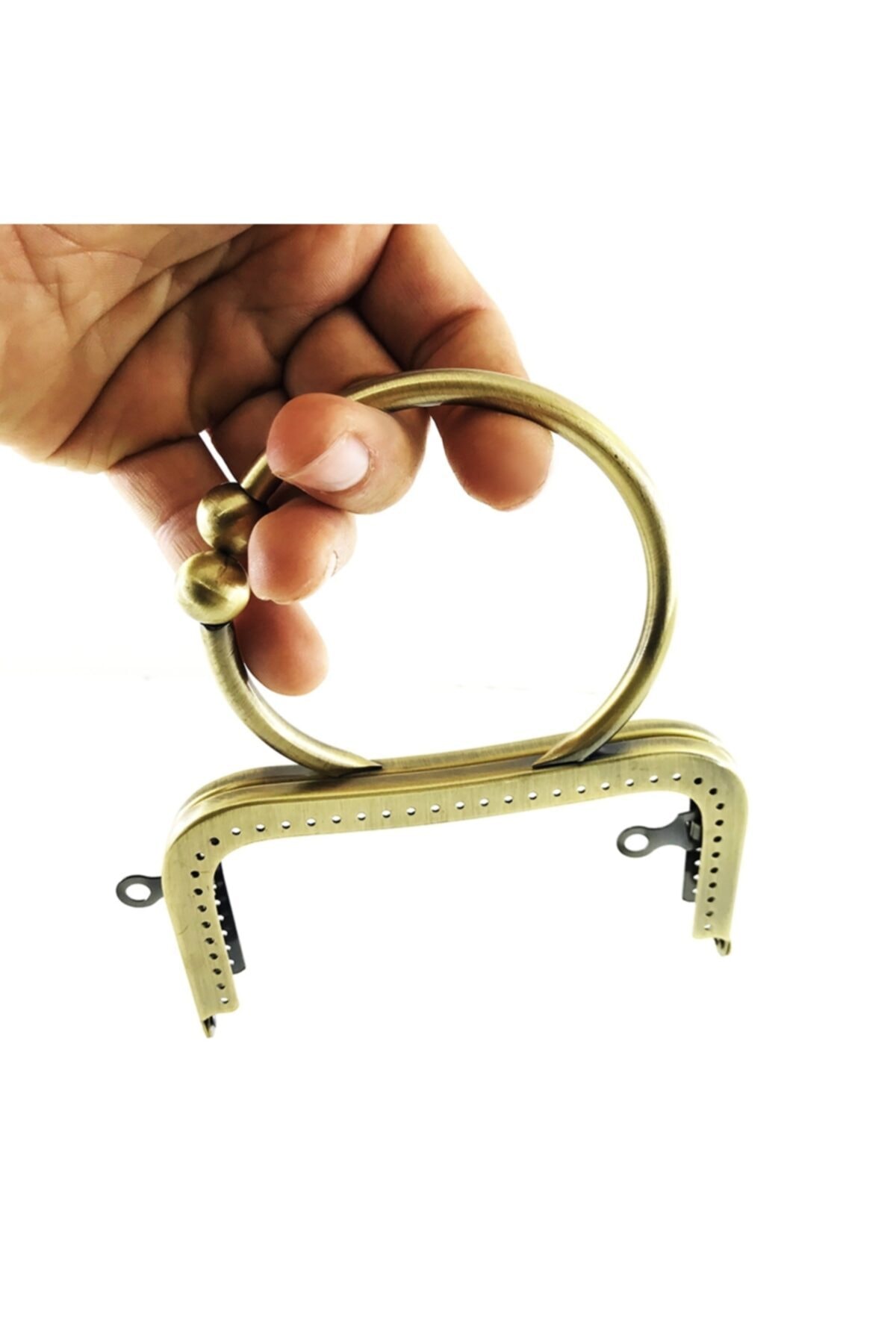 Hobizubi Çanta Sapları Metal Oval Başlıklı - 13cm