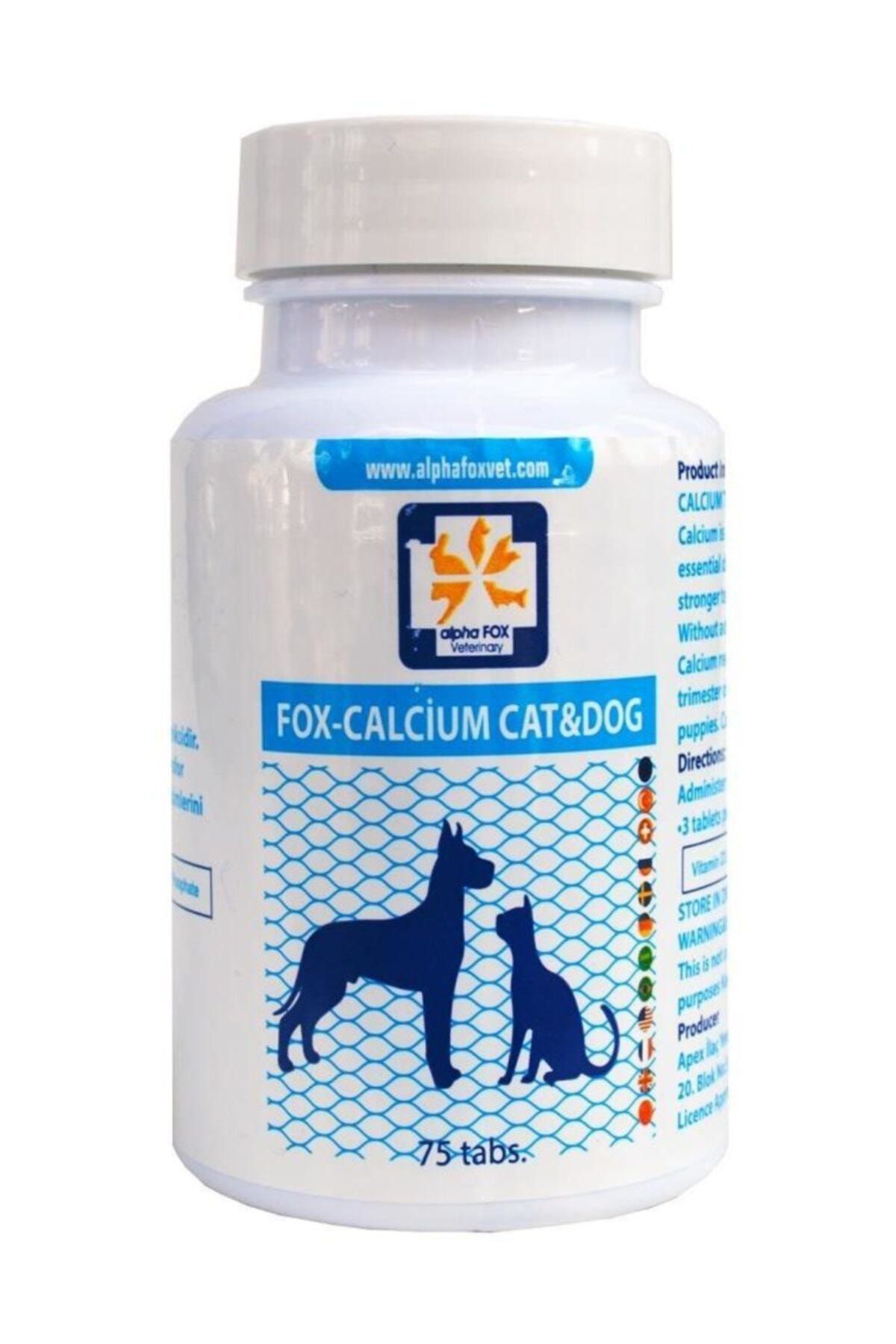 Alpha Fox Veterinary Köpekler Ve Kediler Için Kalsium Tablet 75adet