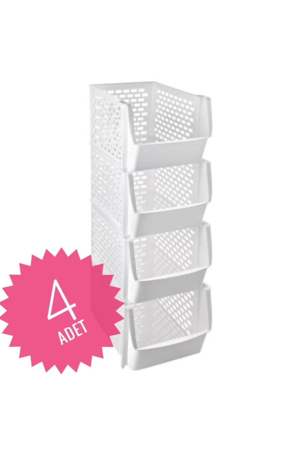 Yellowish 4 Adet Çok Amaçlı Organizer Mutfak Düzenleyici Buzdolabı Dü