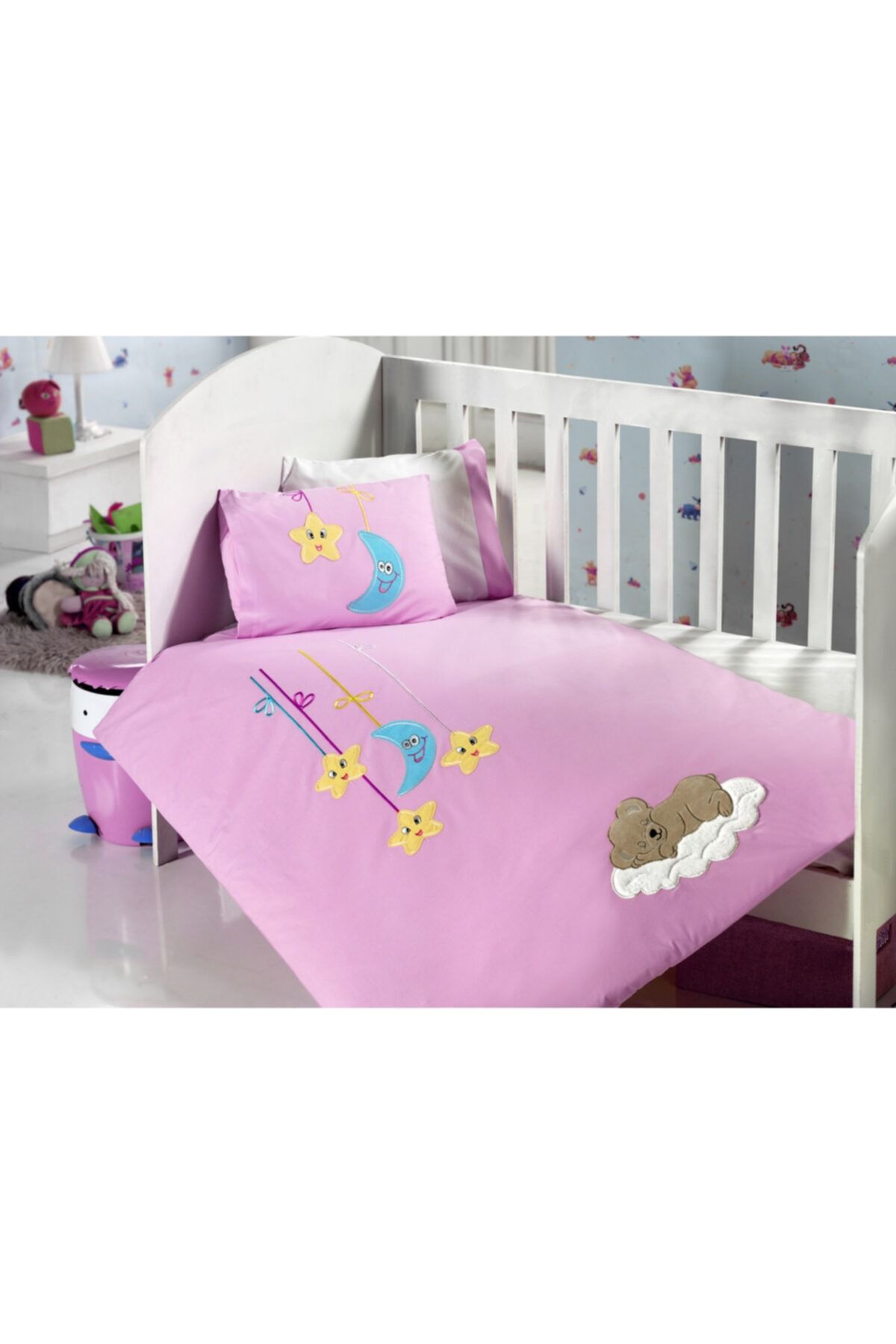 DeaDiaBaby Pembe Yıldızların Altında Nevresim Takımı