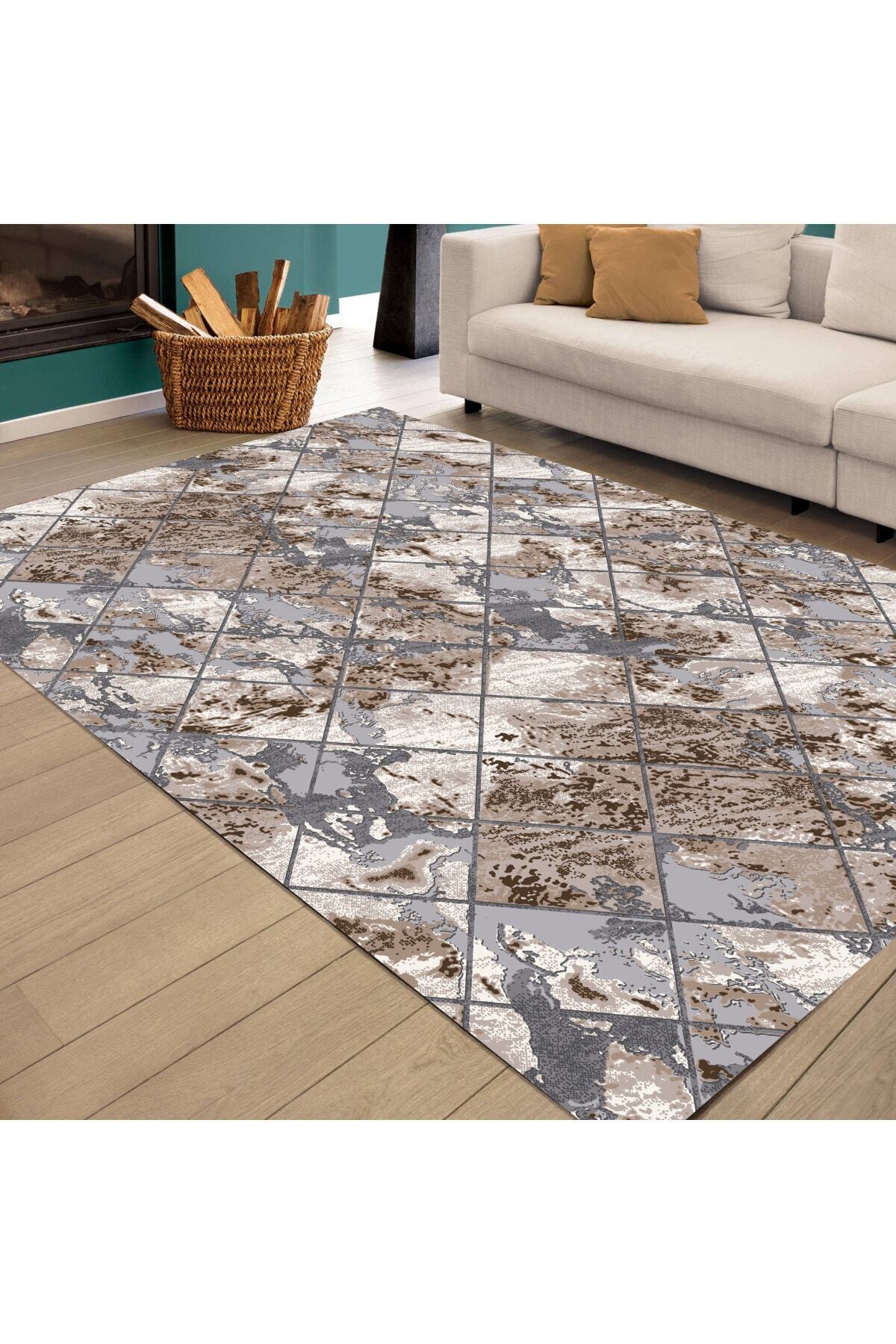 Anatolian Carpet Store Astra Kahve Kaymaz Taban Halı Yolluk