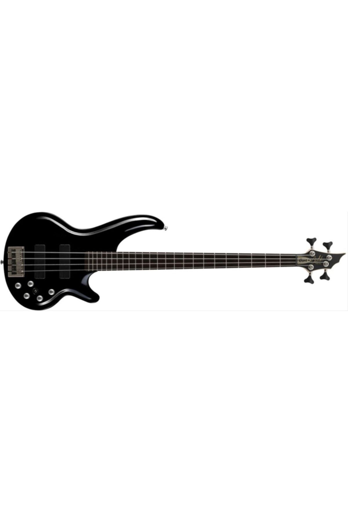 CORT Cr42bk Bas Gitar Curbow, Siyah, Bartolini Mk1-4