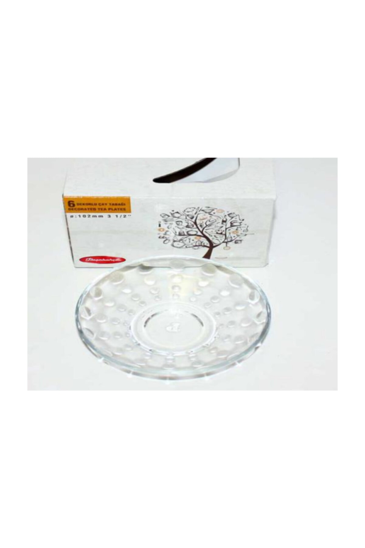 Paşabahçe Bubble Çay Tabağı 6'lı