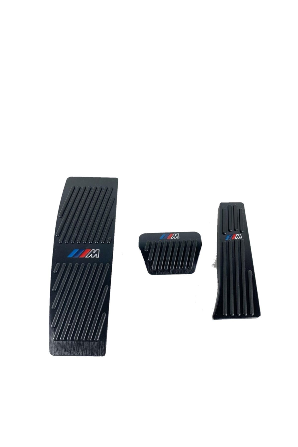 BMW F30 M Logolu Siyah Otomatik Pedal Seti Geçmeli