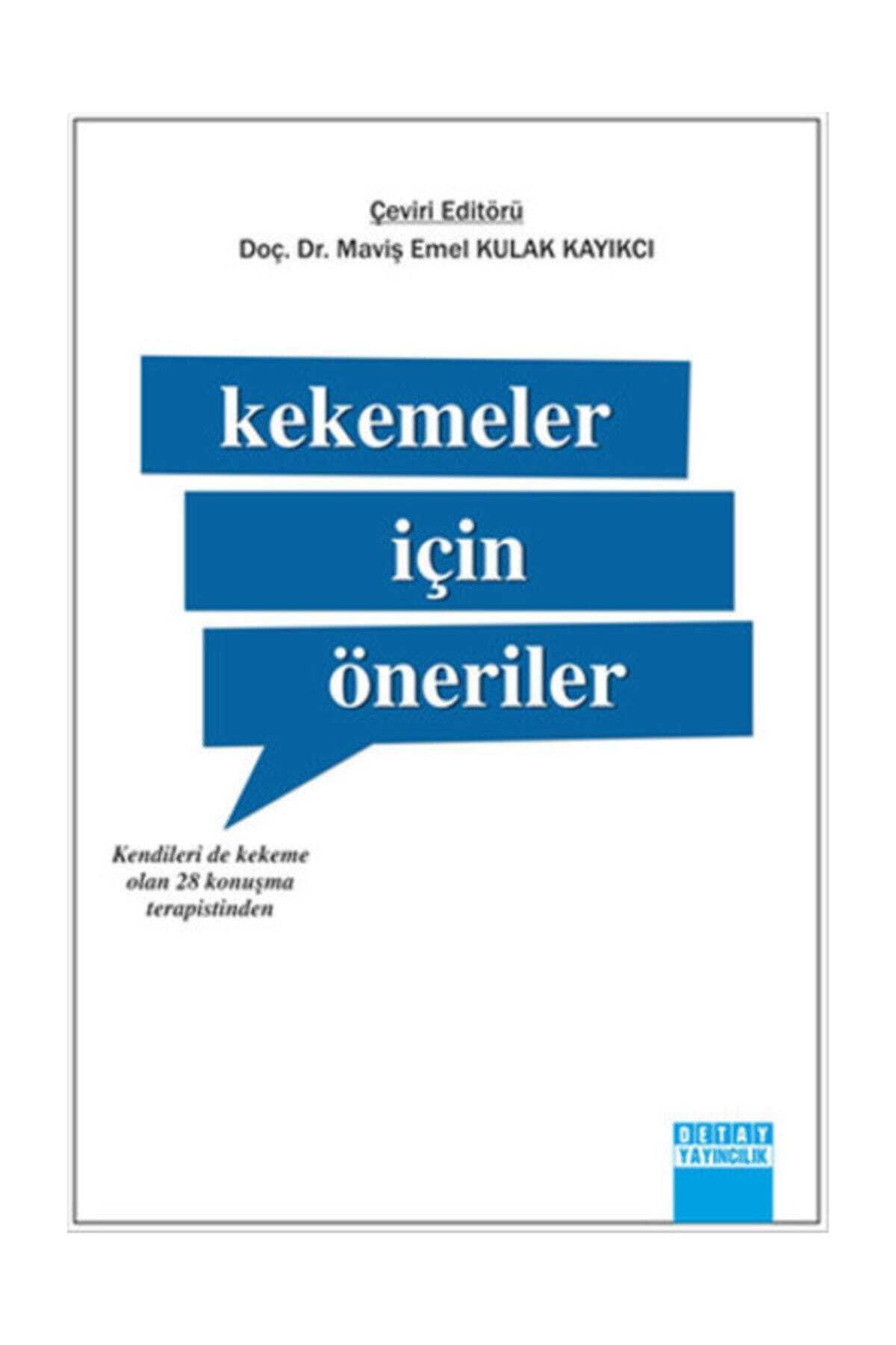 Detay Yayıncılık Kekemeler Için Öneriler