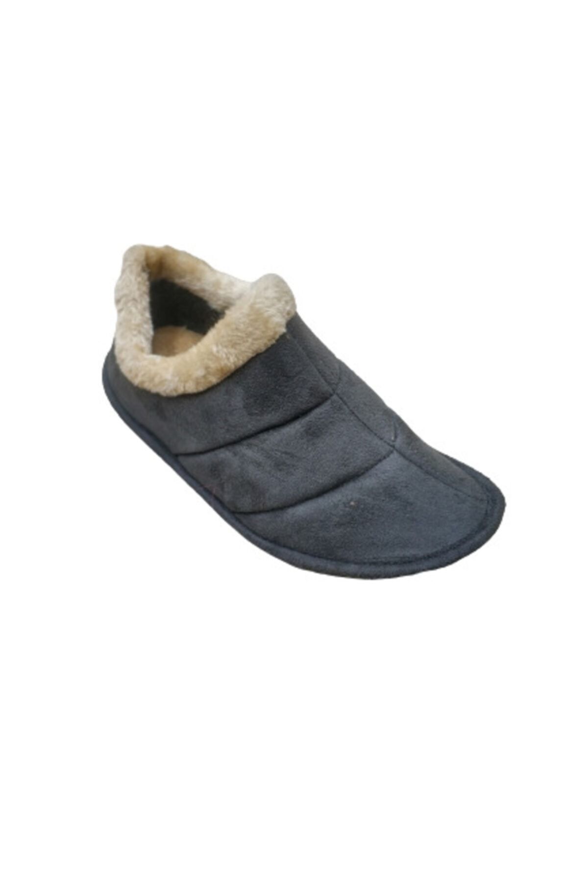 TREND AYAKKABI Unisex Gri Ev Patiği Ev Botu