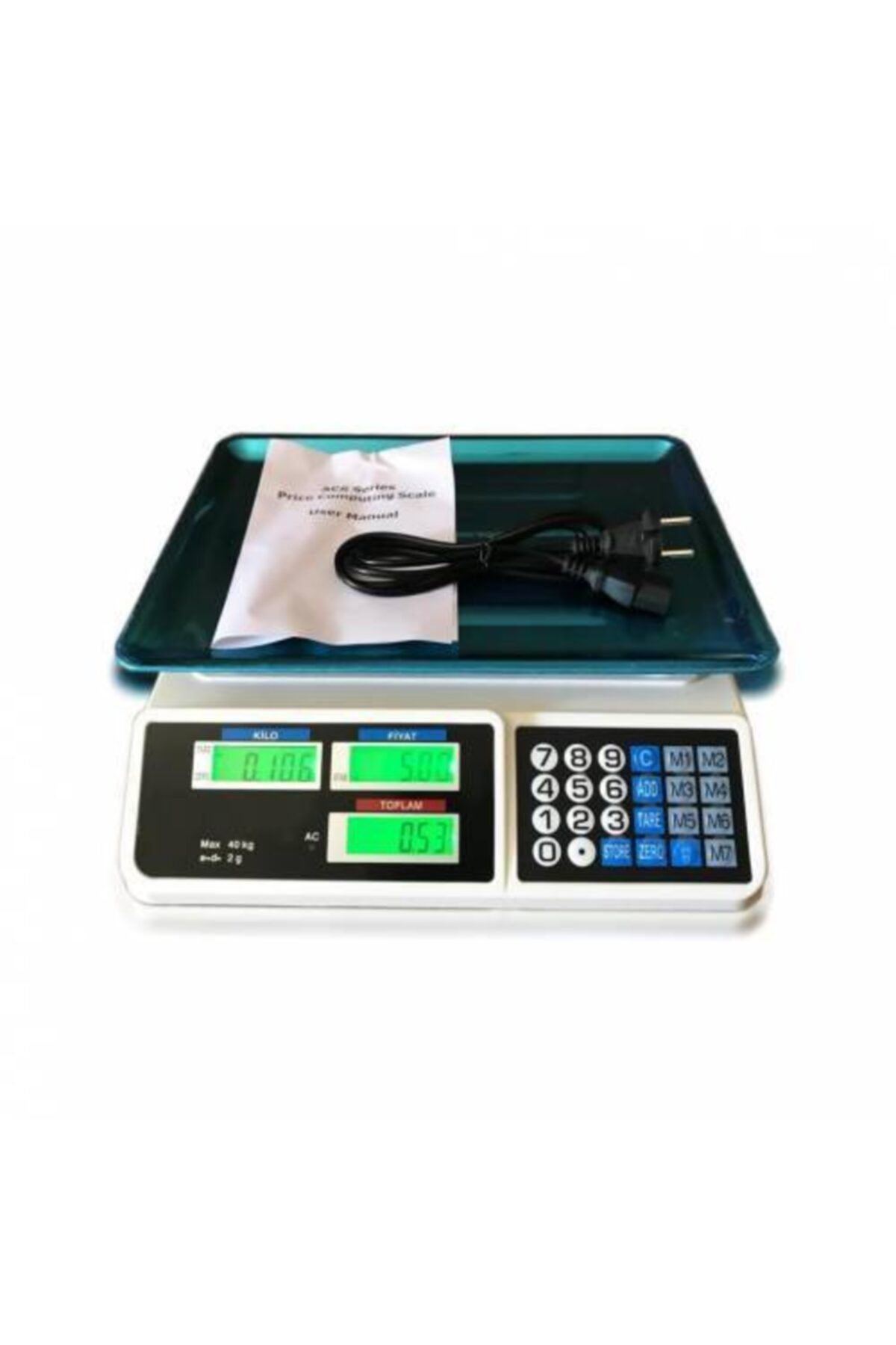 teknohome Elektronik 40 Kg Hassas Tezgahüstü Mutfak Terazisi