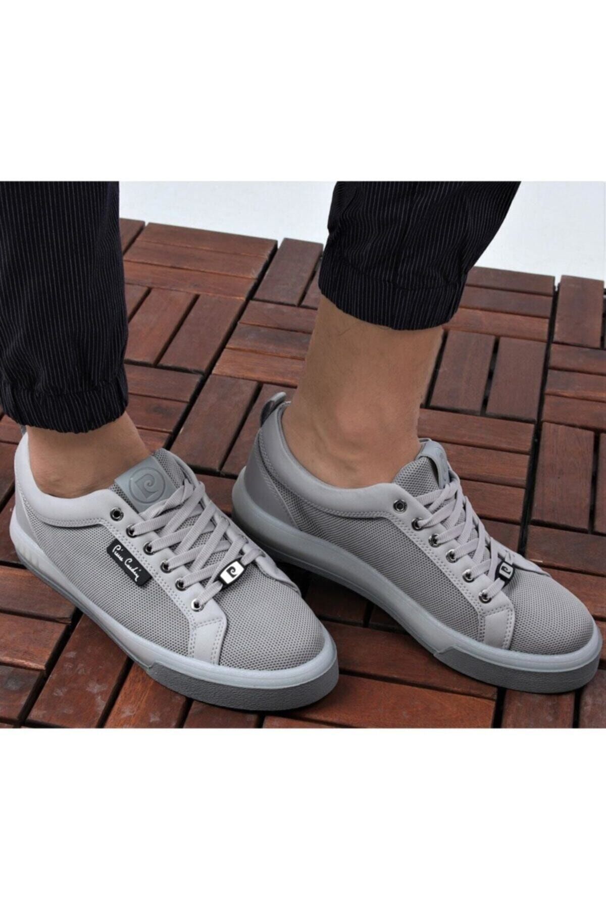 Pierre Cardin Erkek Gri Oxford Ayakkabı