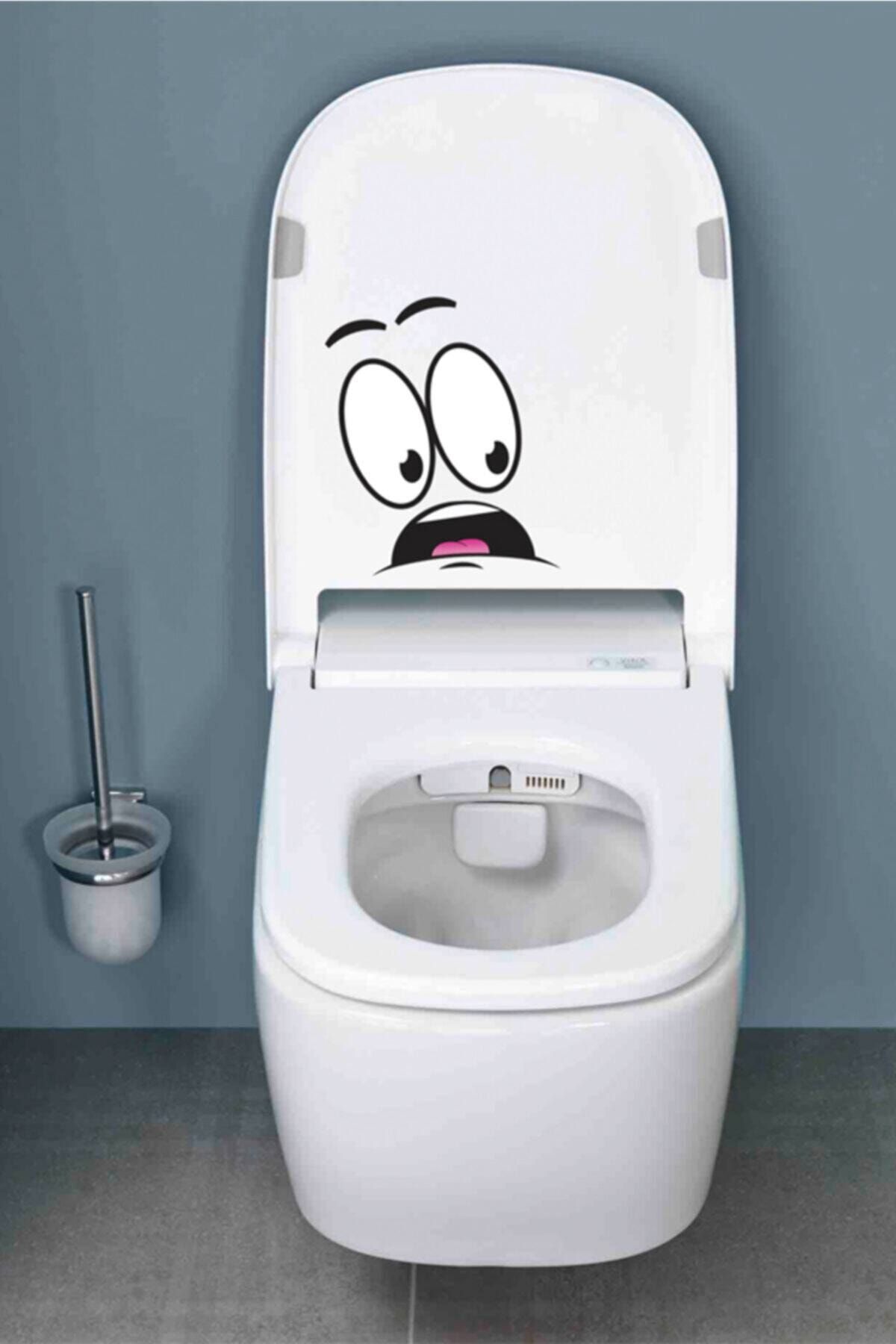 Sim Tasarım Klozet Kapağı Veya Banyo Stickerı
