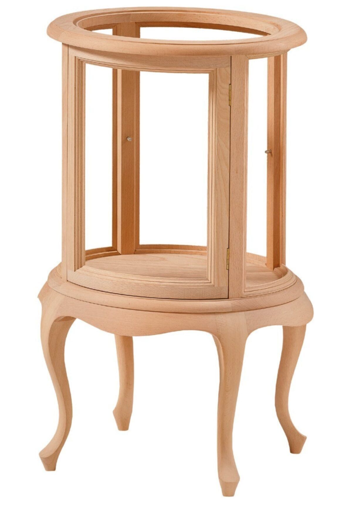 Bendegan Ahşap Oval Raflı Gümüşlük